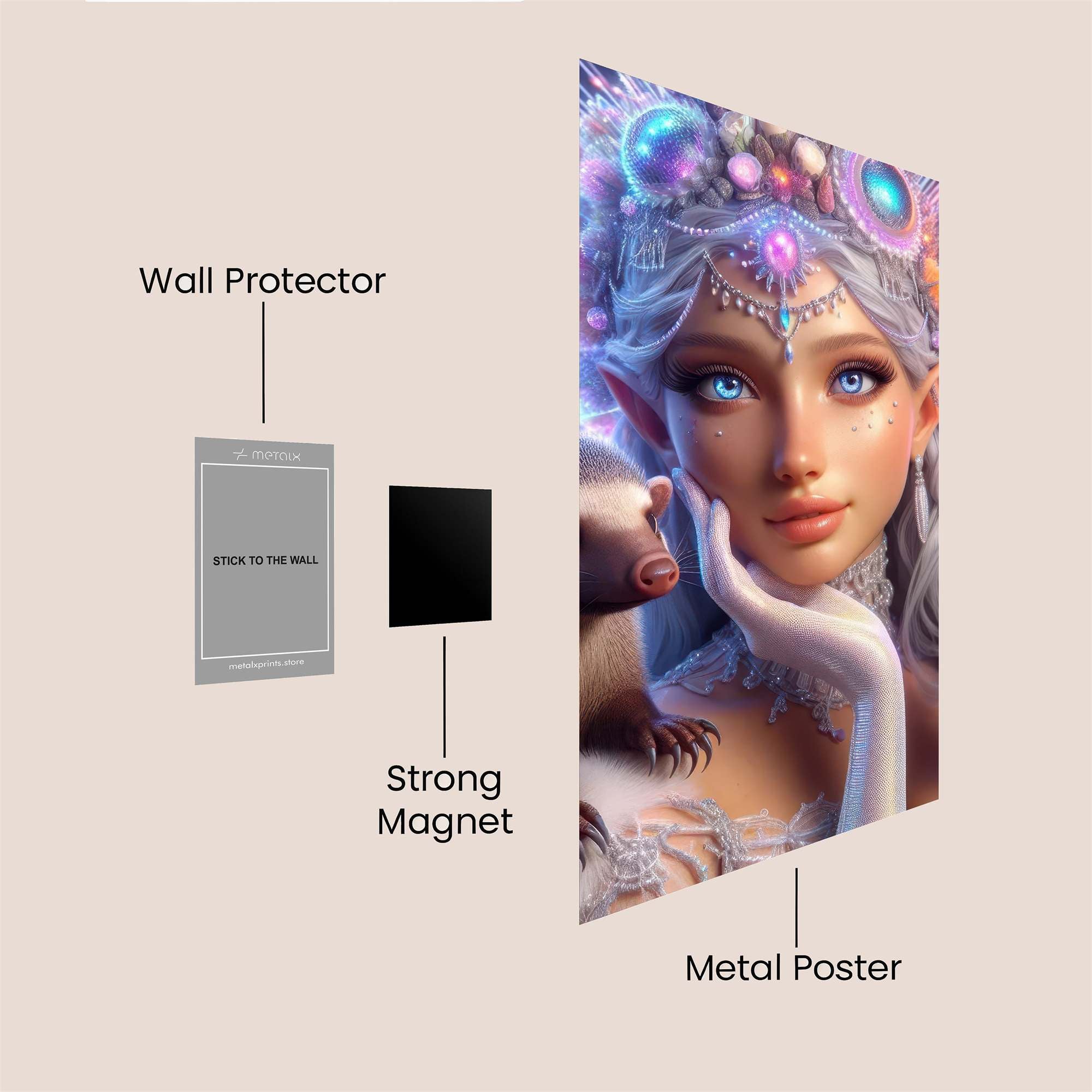 Elf Enchantment Safe Wall Magnetic / M