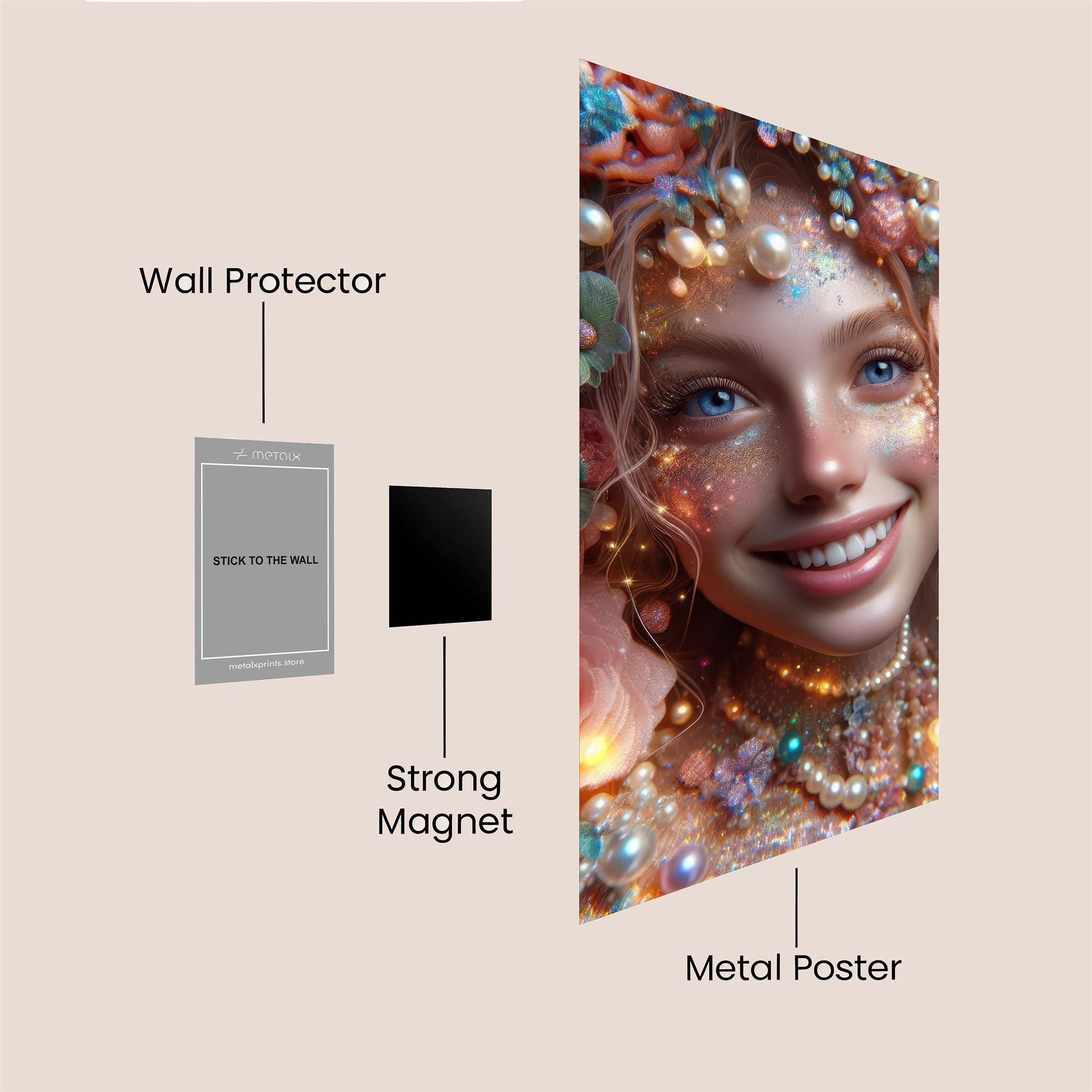 Fairy Glow Safe Wall Magnetic / M