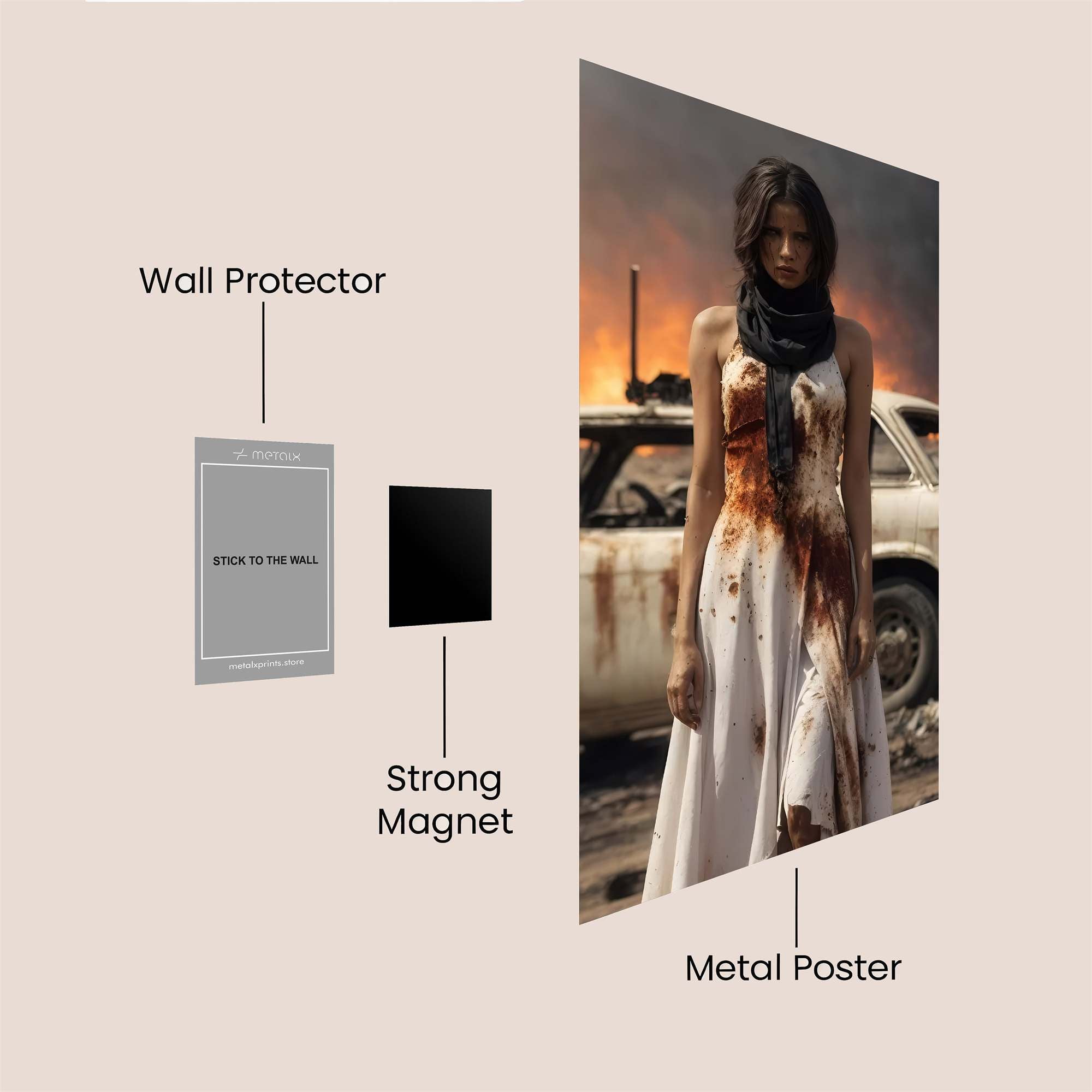 Apocalyptic Grace Safe Wall Magnetic / M