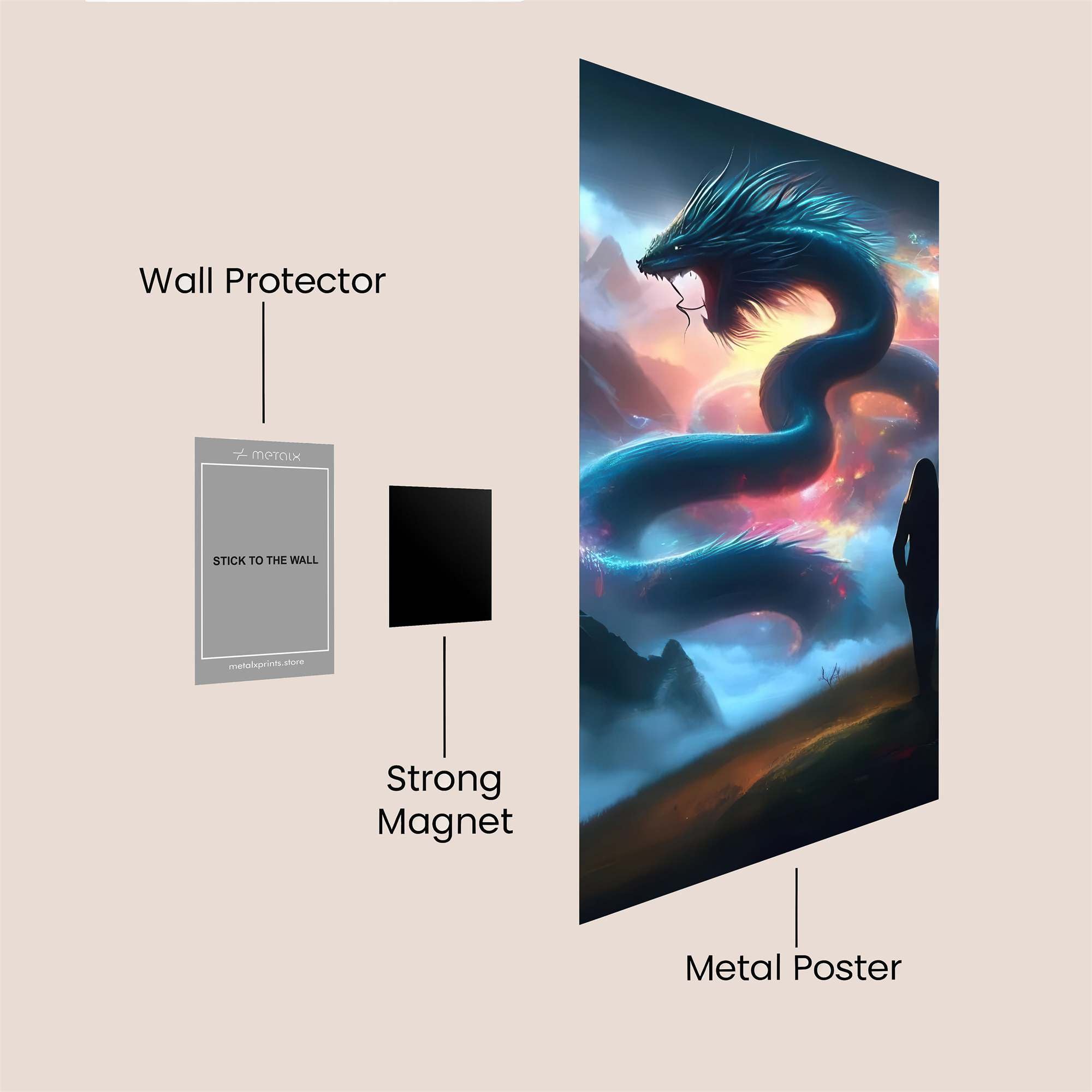 Dragon Radiance Safe Wall Magnetic / M