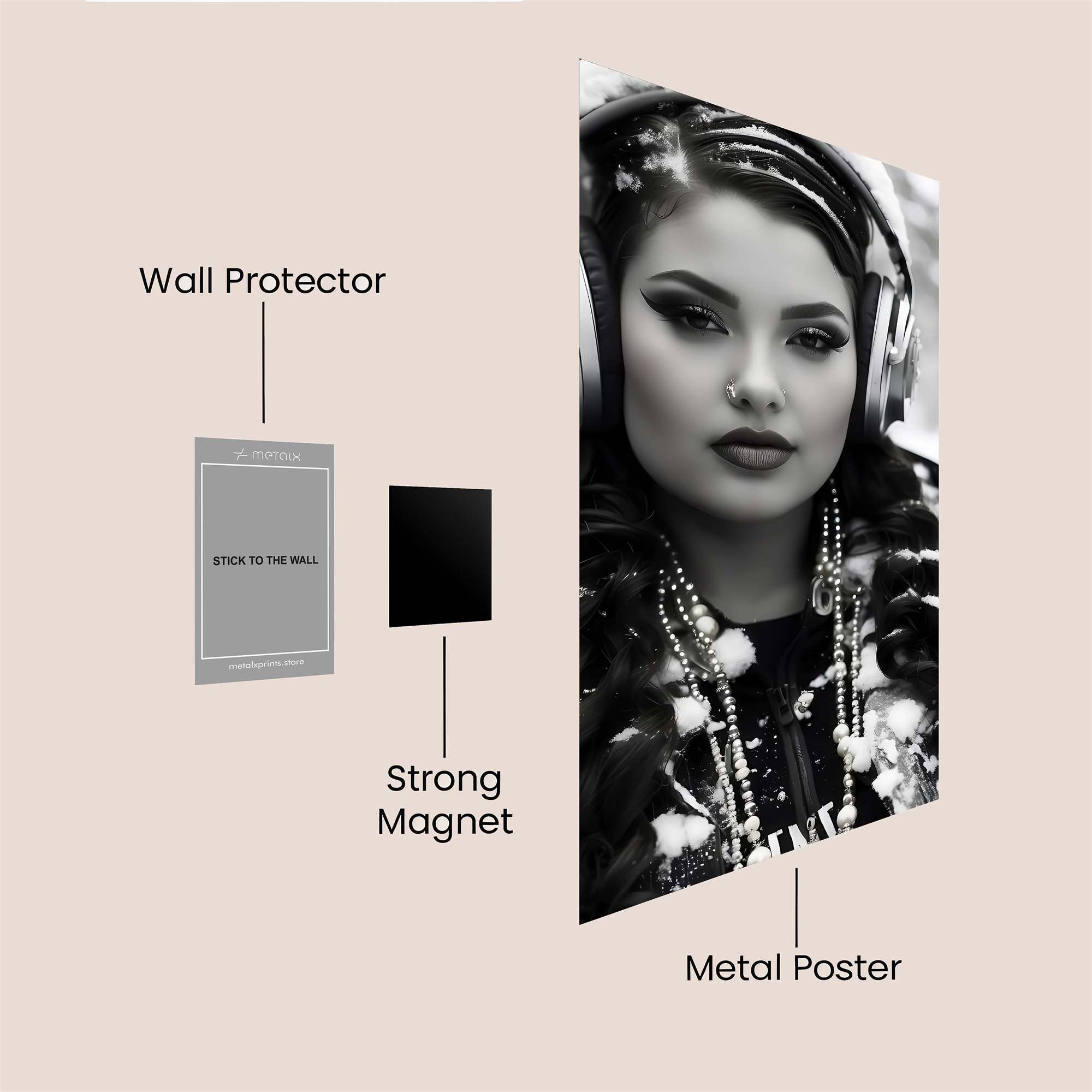 Winter Beats Safe Wall Magnetic / M