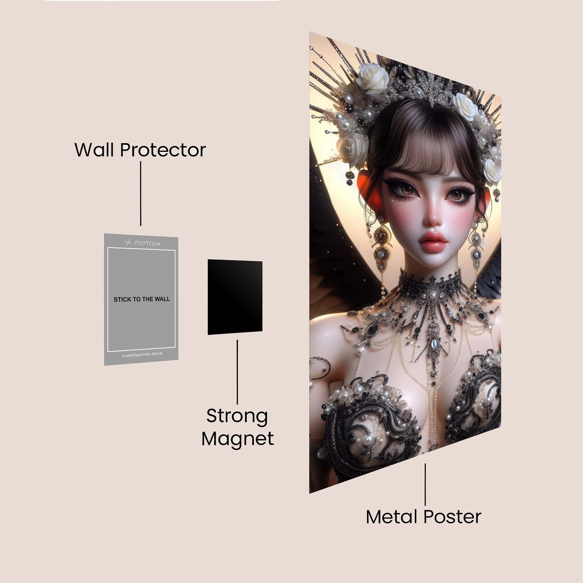 Angelica Majestic Safe Wall Magnetic / M