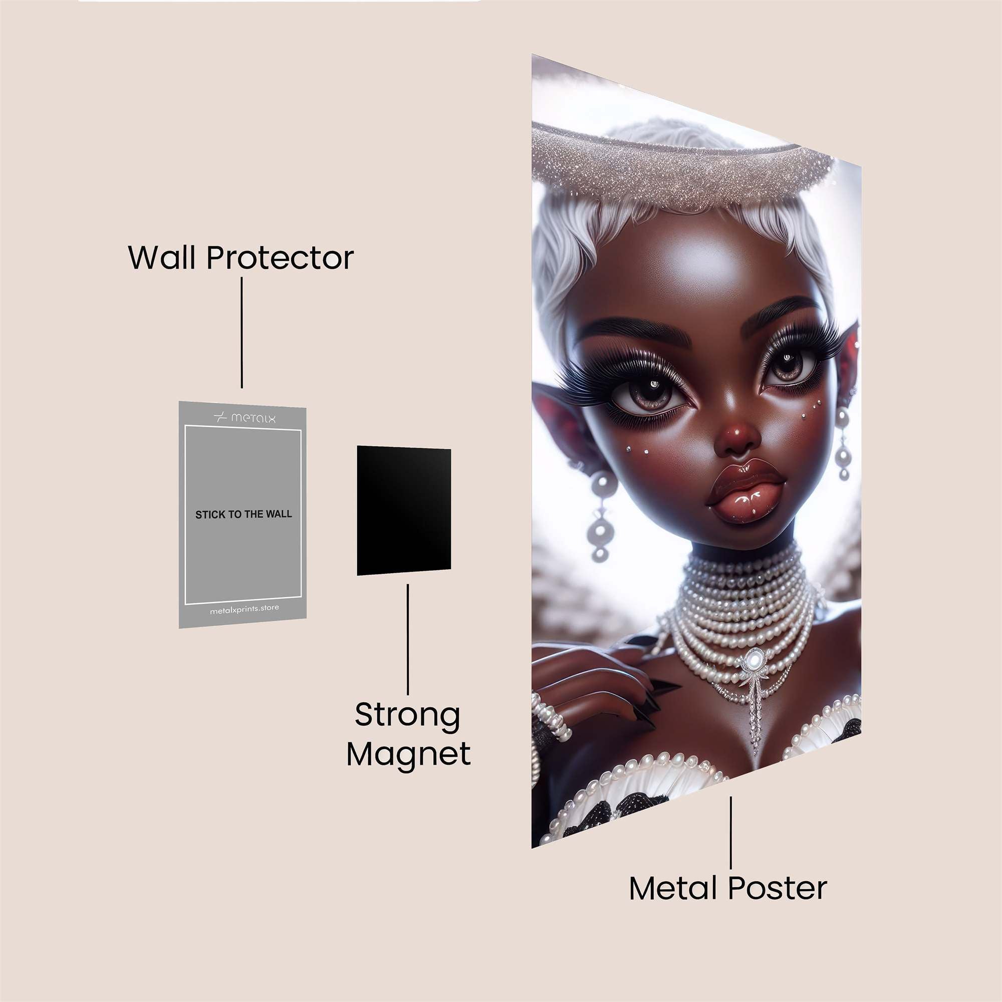 Angelic Aura Safe Wall Magnetic / M