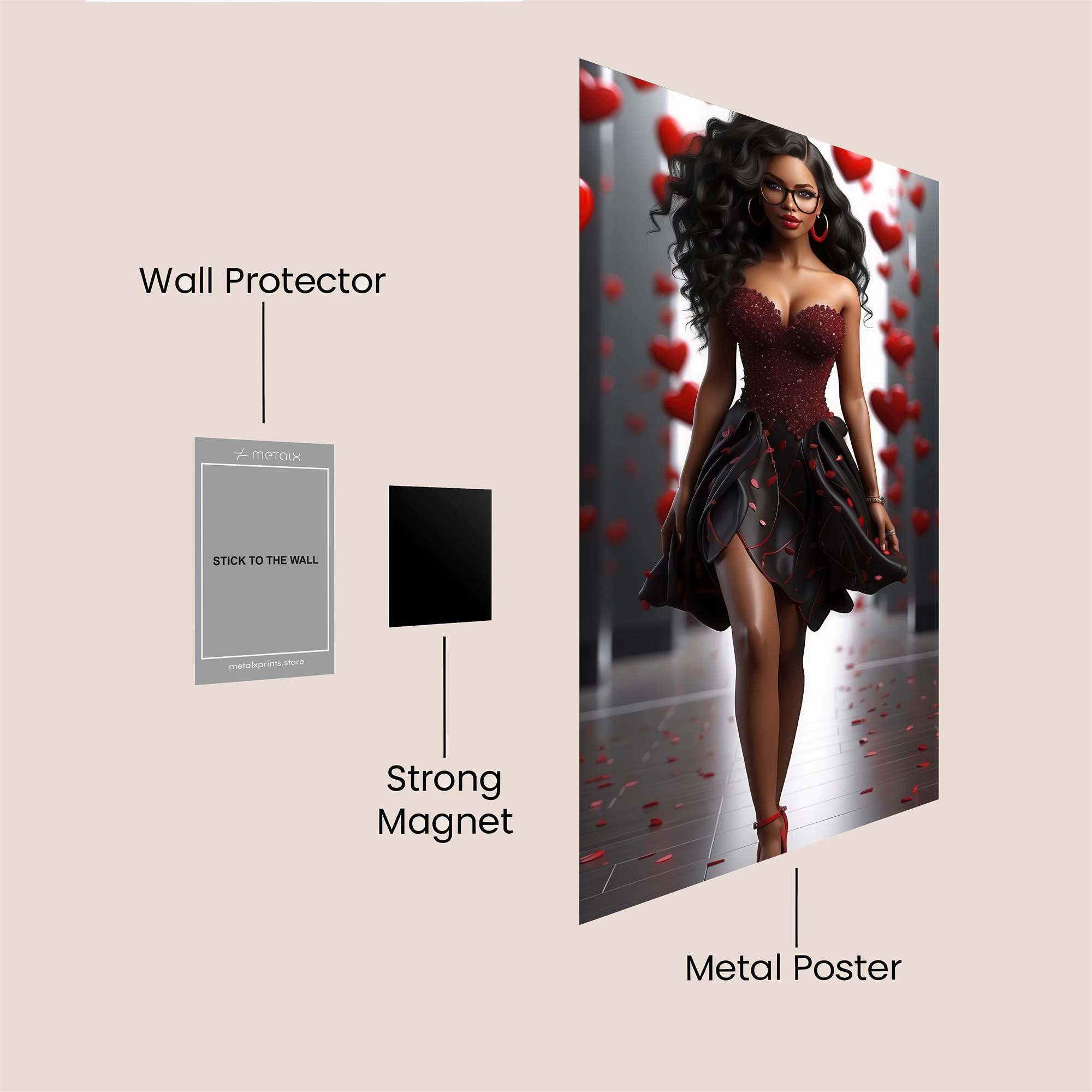 Love Enchantress Safe Wall Magnetic / M