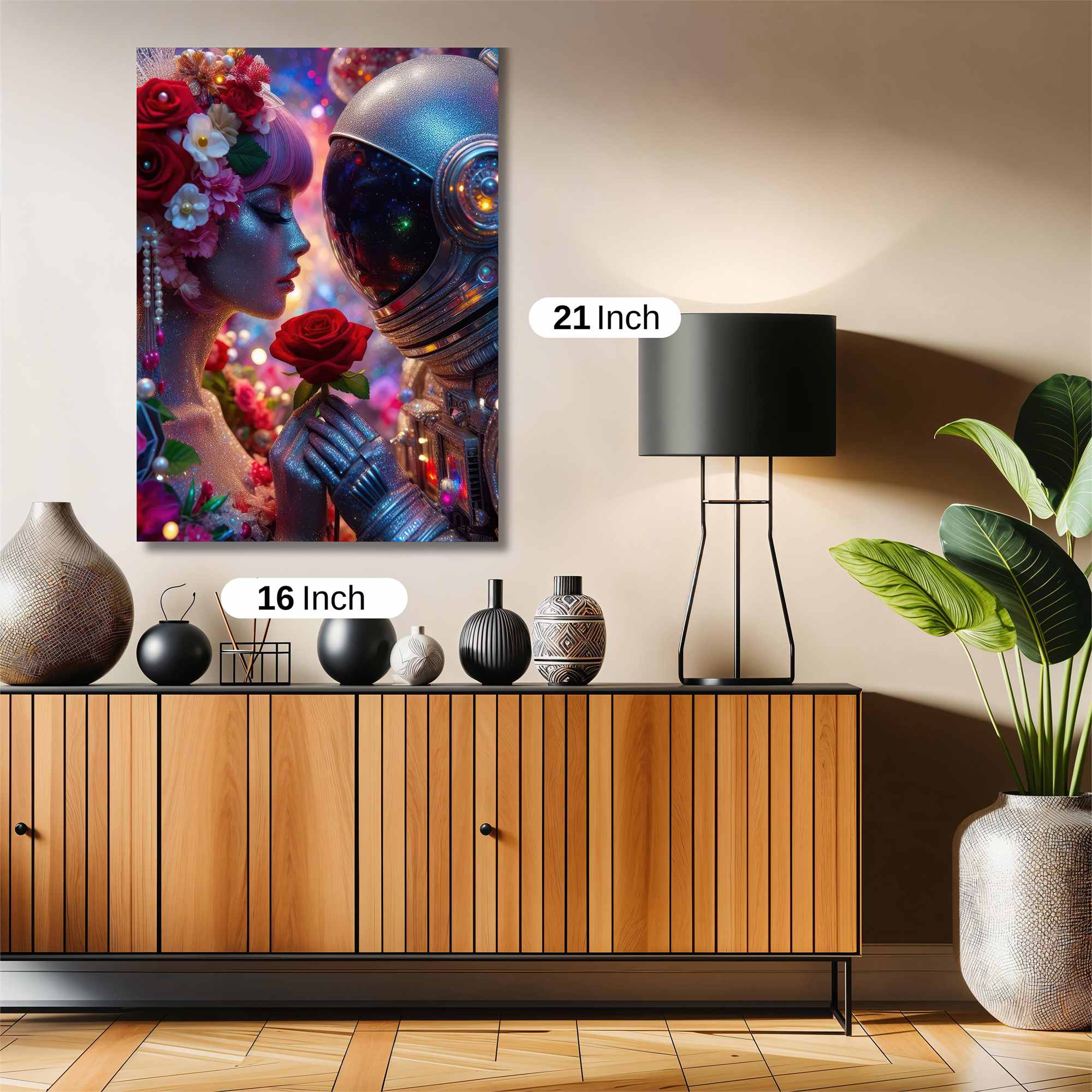 Floral Romance Safe Wall Magnetic / M