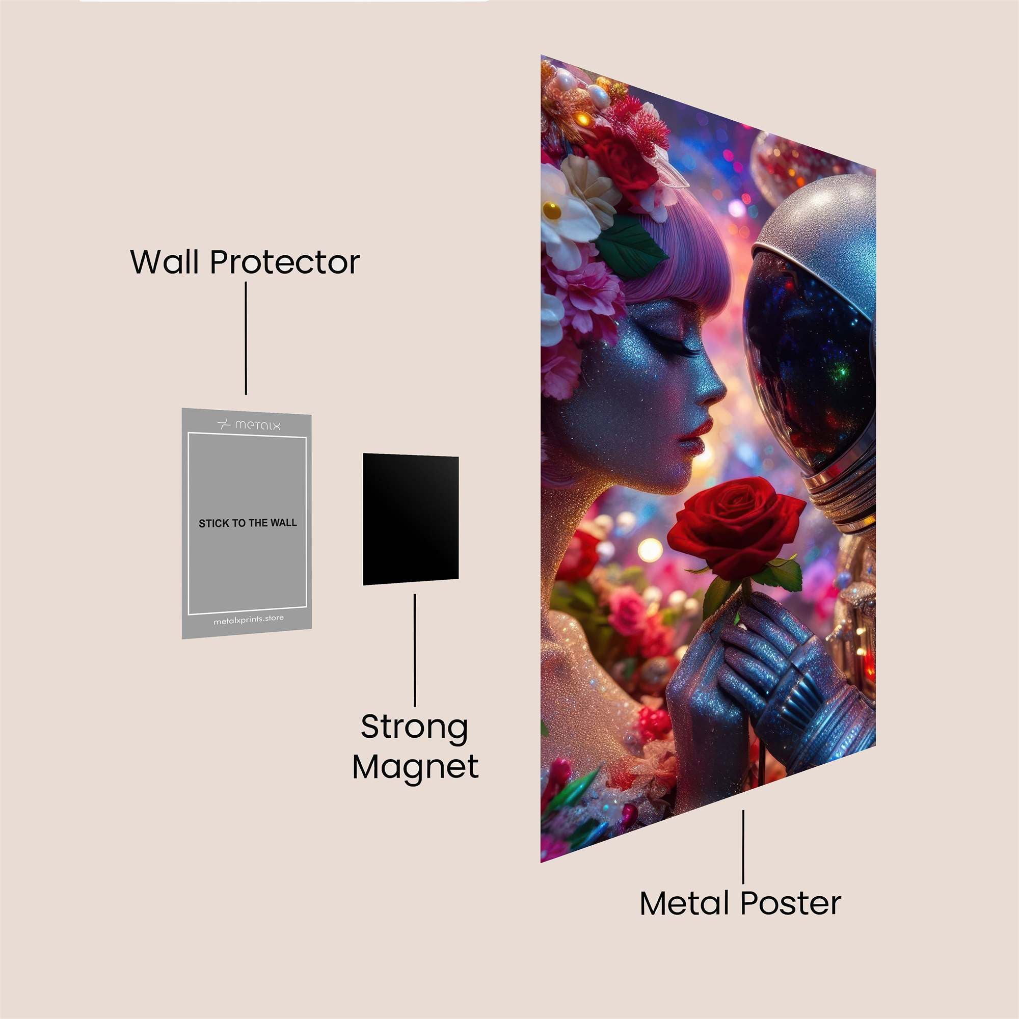 Floral Romance Safe Wall Magnetic / M