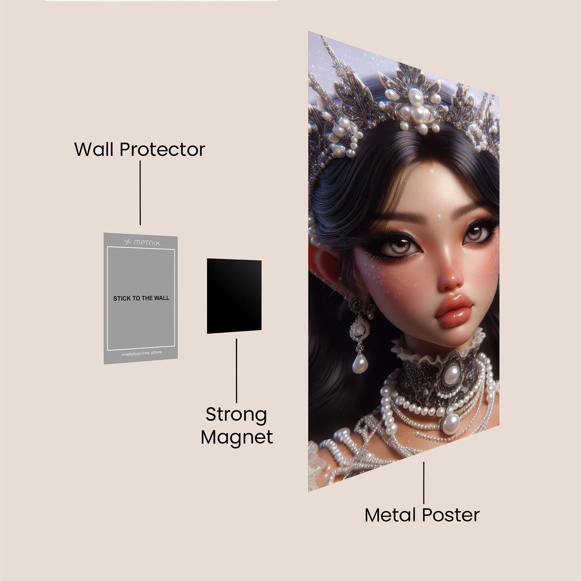 Angelique Majesty Safe Wall Magnetic / M