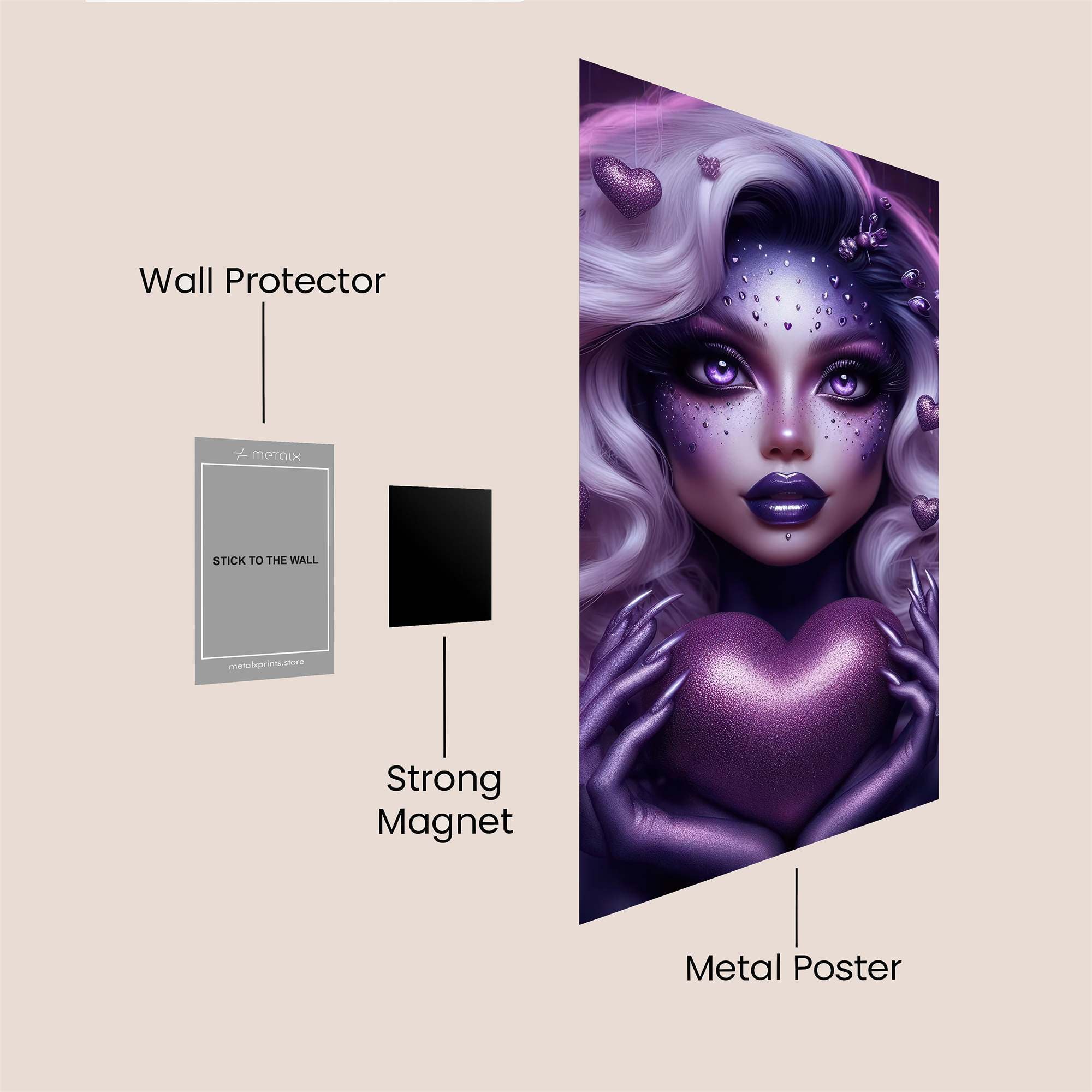 Luna Enchant Safe Wall Magnetic / M