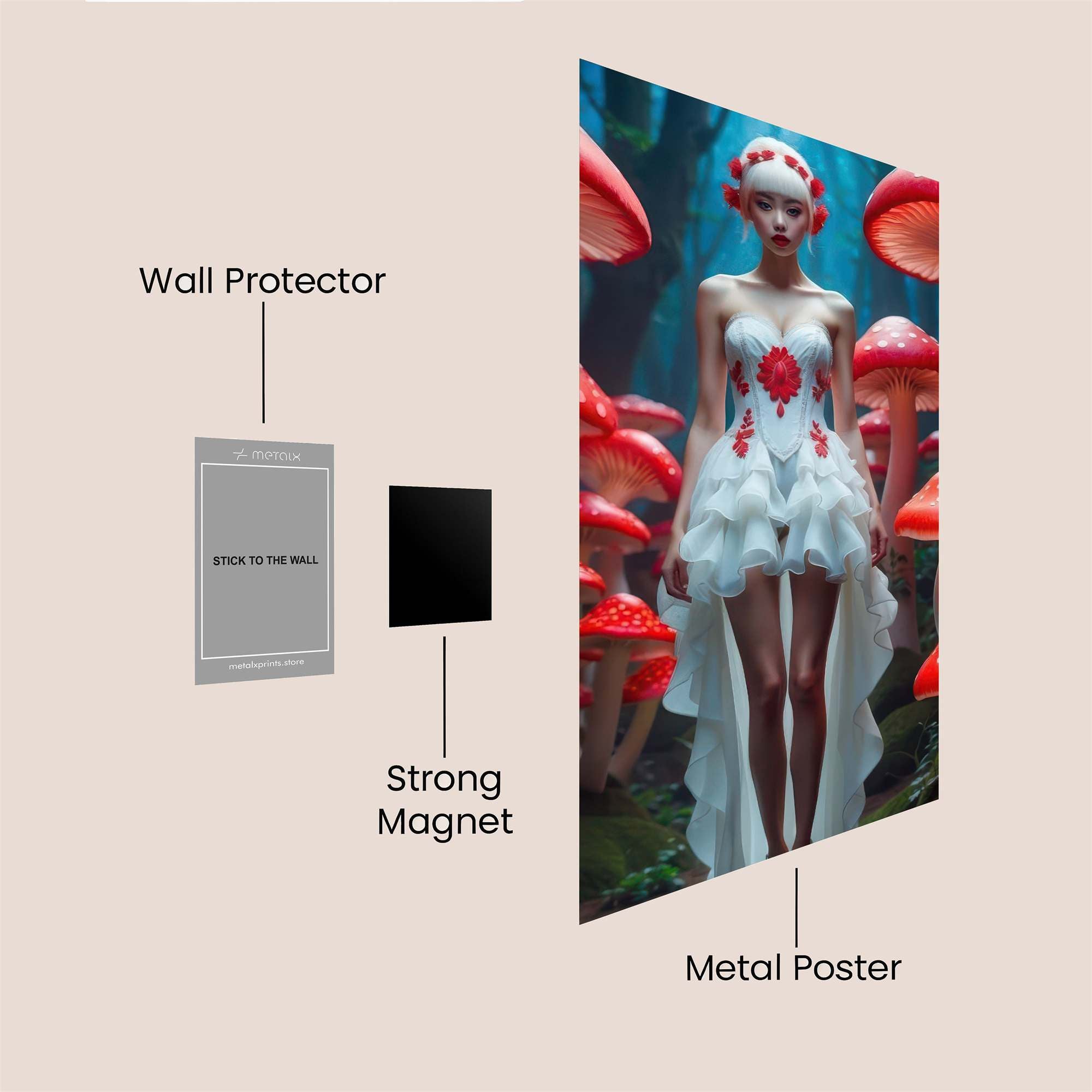 Fairy Enchantment Safe Wall Magnetic / M