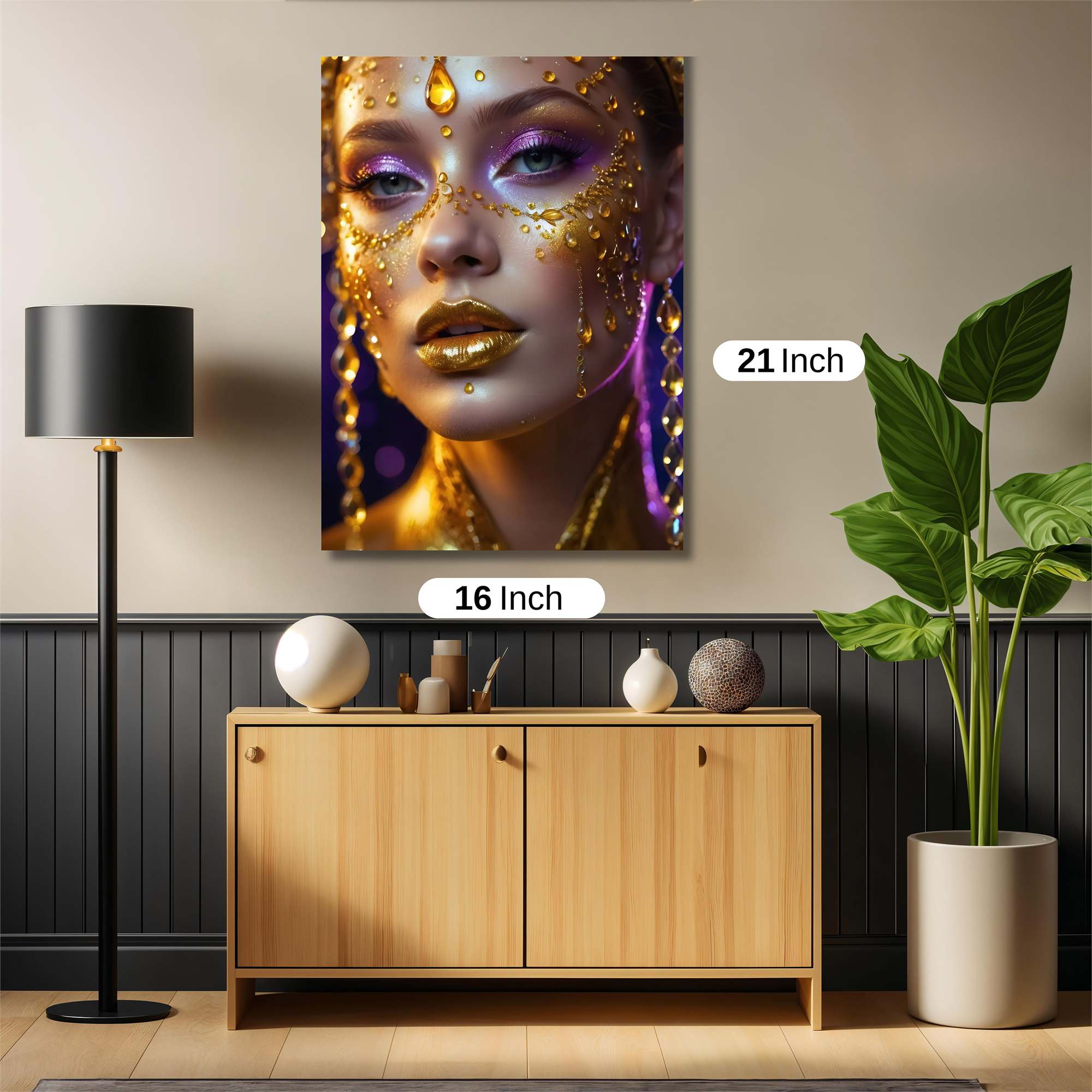 Golden Enchantment Safe Wall Magnetic / M
