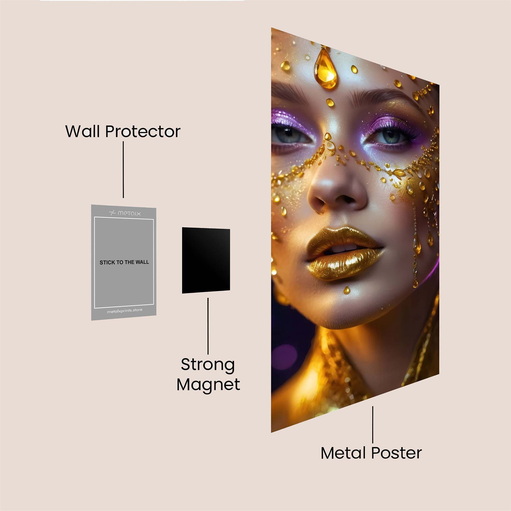 Golden Enchantment Safe Wall Magnetic / M