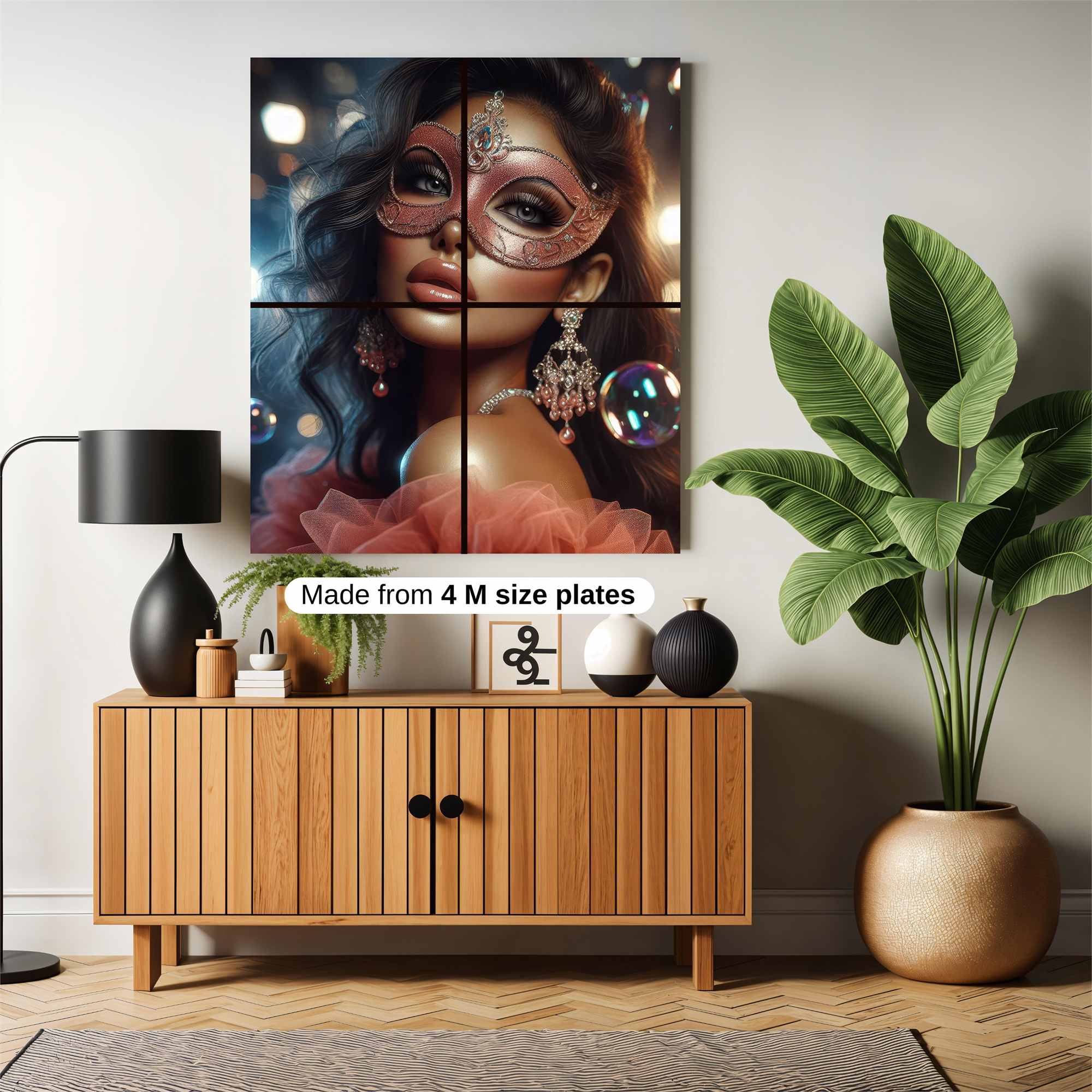 Masquerade Elegance Safe Wall Magnetic / M