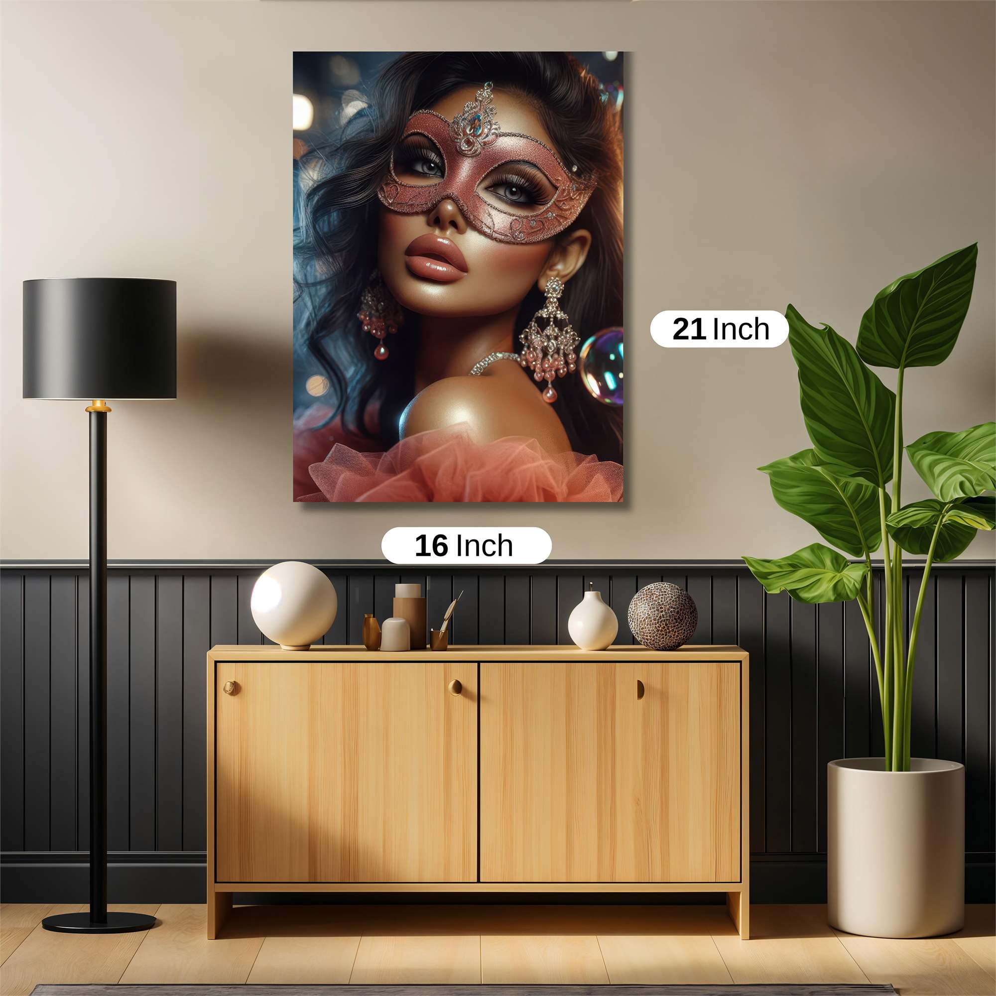 Masquerade Elegance Safe Wall Magnetic / M