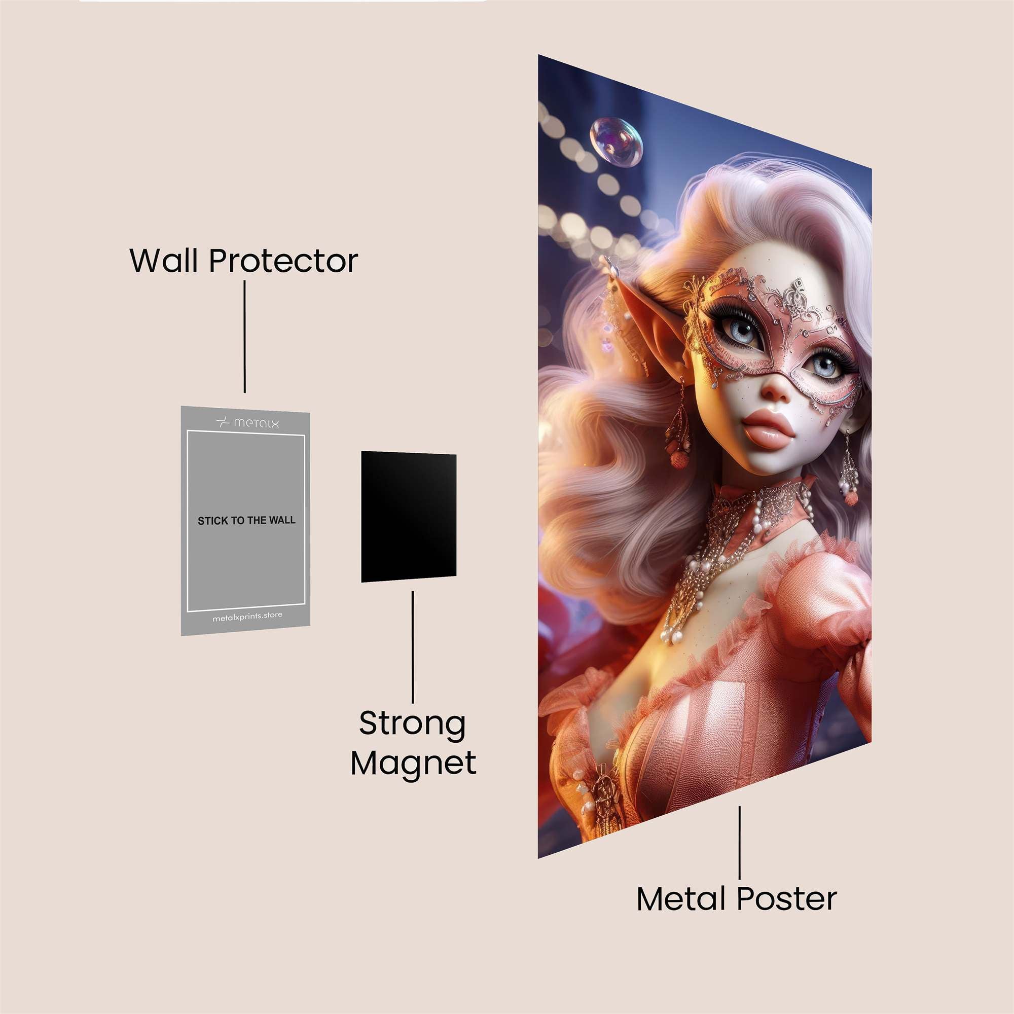 Elf Enchantment Safe Wall Magnetic / M