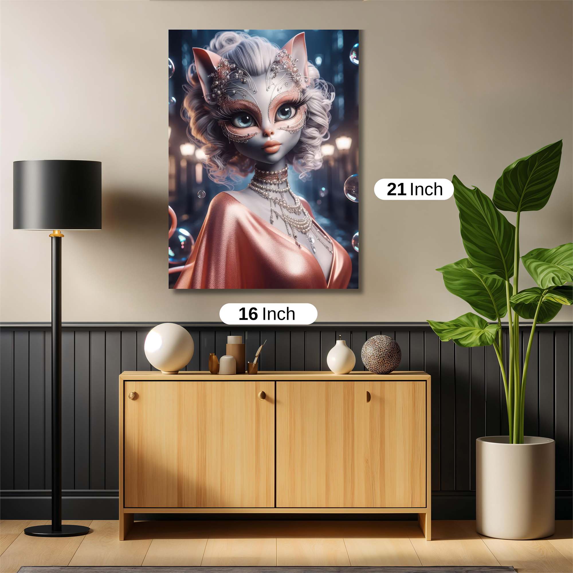 Cat Enchantress Safe Wall Magnetic / M