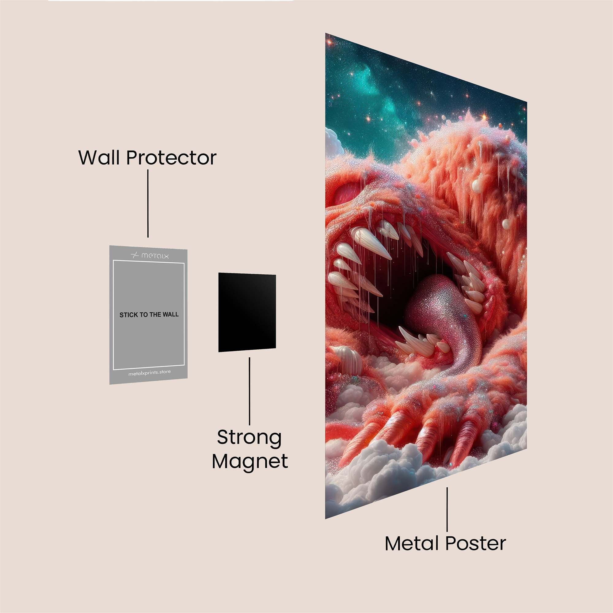 Monster Dream Safe Wall Magnetic / M