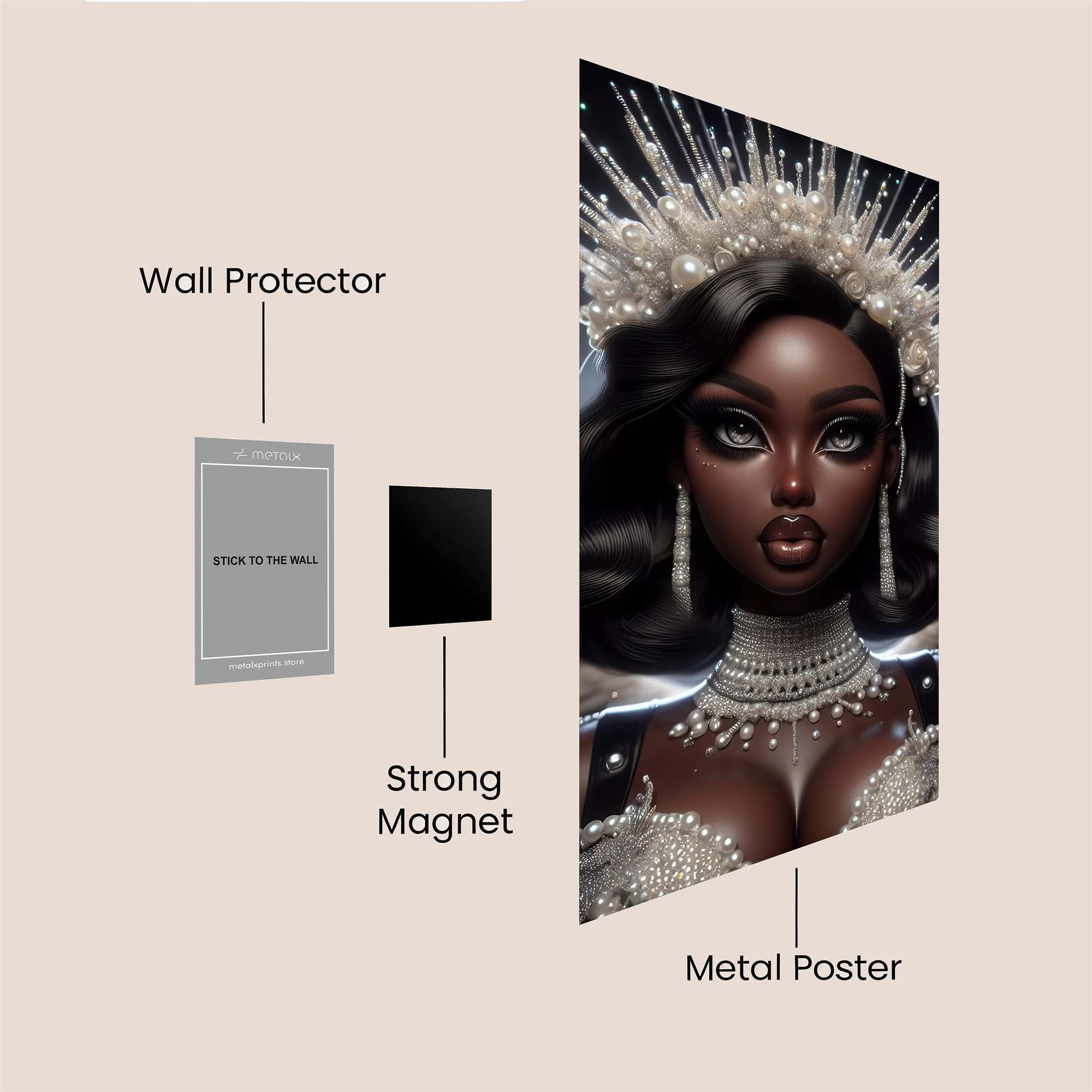 Angelica Radiance Safe Wall Magnetic / M