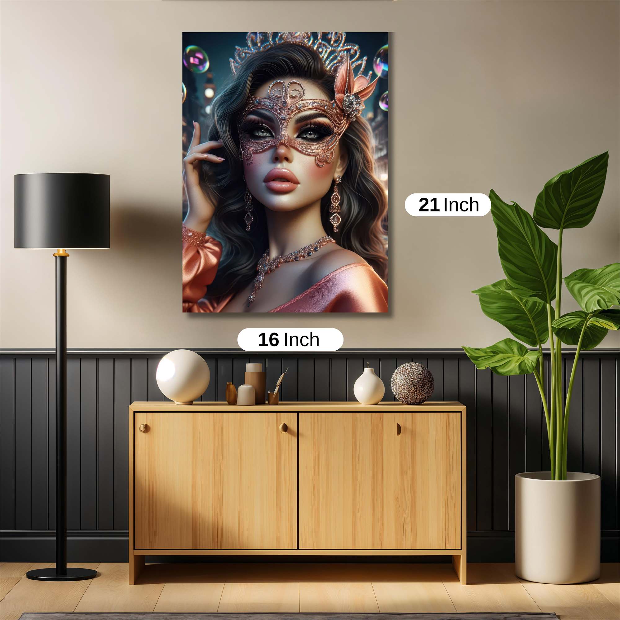 Masquerade Enchantment Safe Wall Magnetic / M