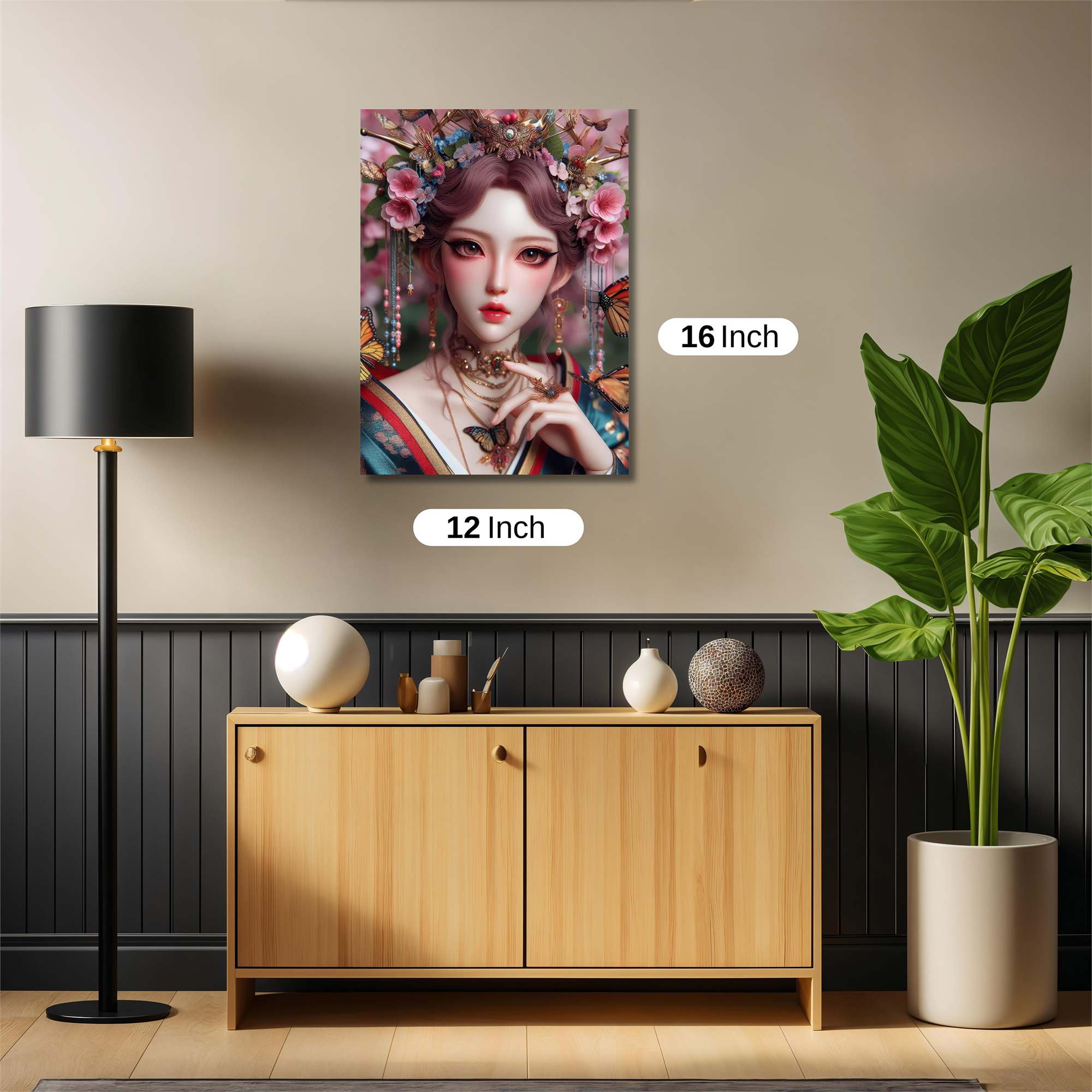 Butterfly Empress Safe Wall Magnetic / M