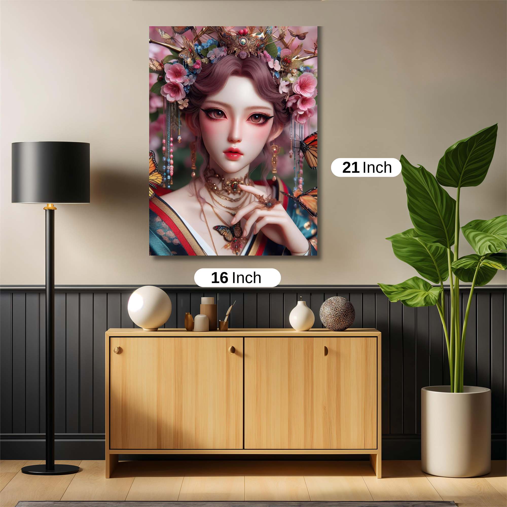 Butterfly Empress Safe Wall Magnetic / M