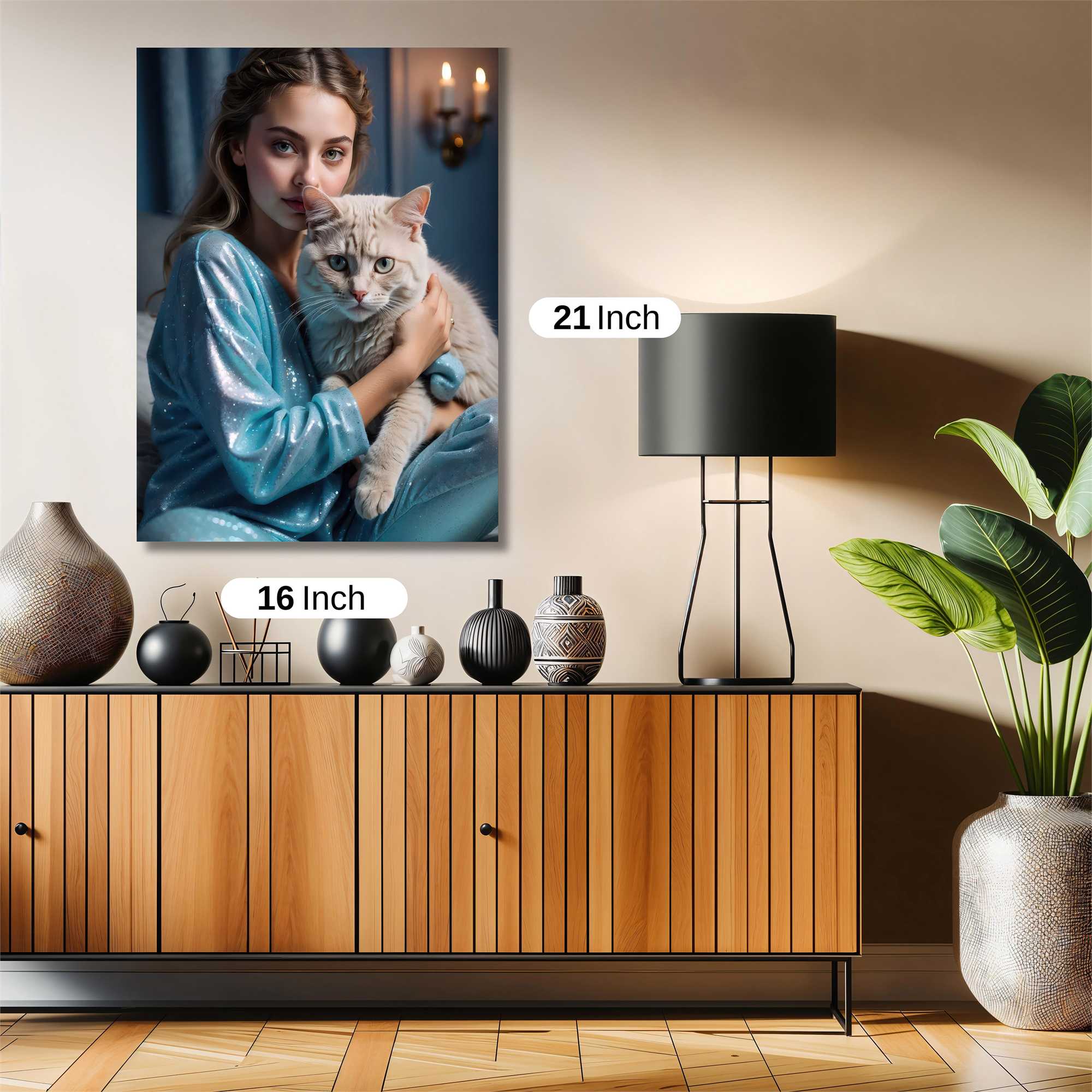 Cat Serenity Safe Wall Magnetic / M