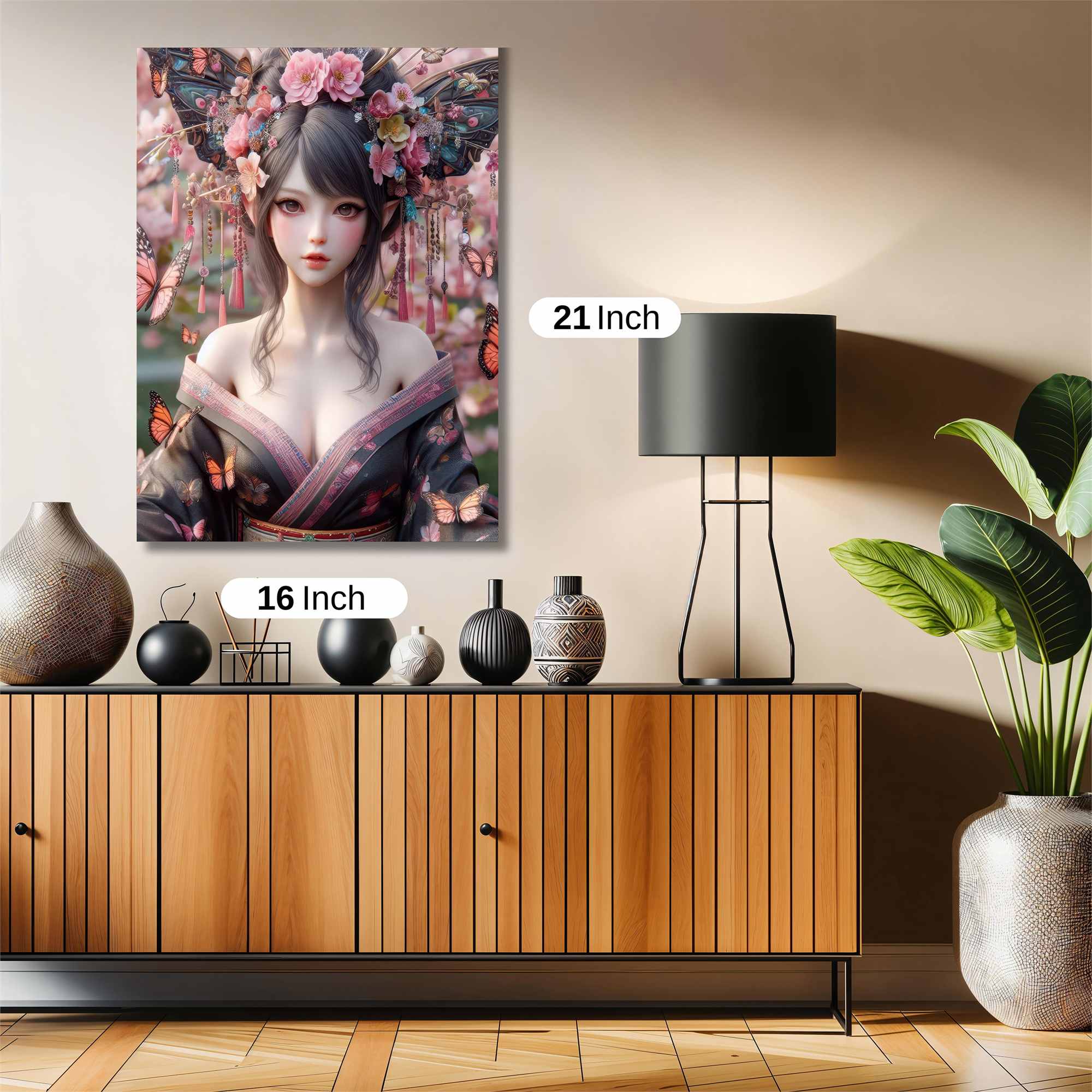 Butterfly Elegance Safe Wall Magnetic / M