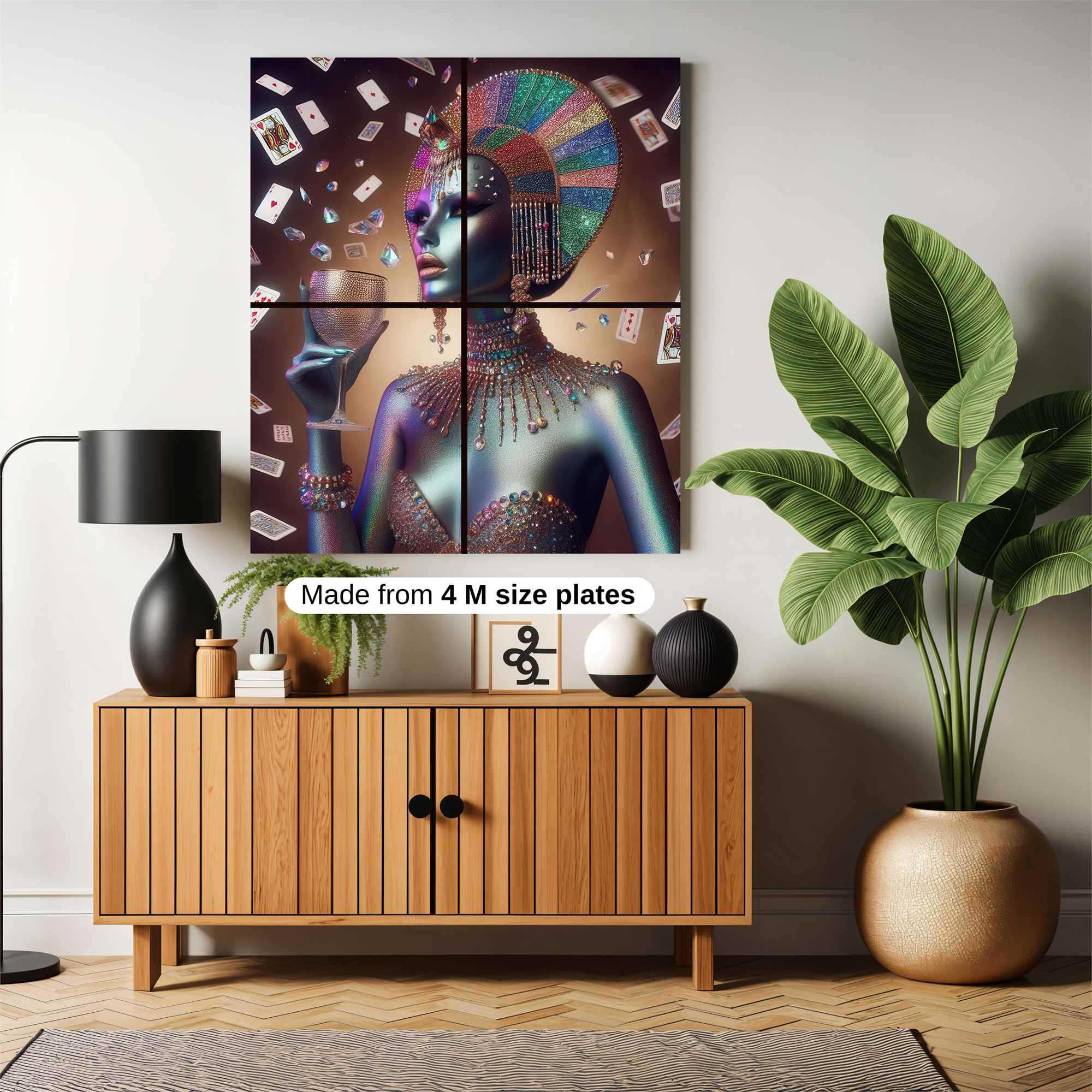 Queen Enigma Safe Wall Magnetic / M