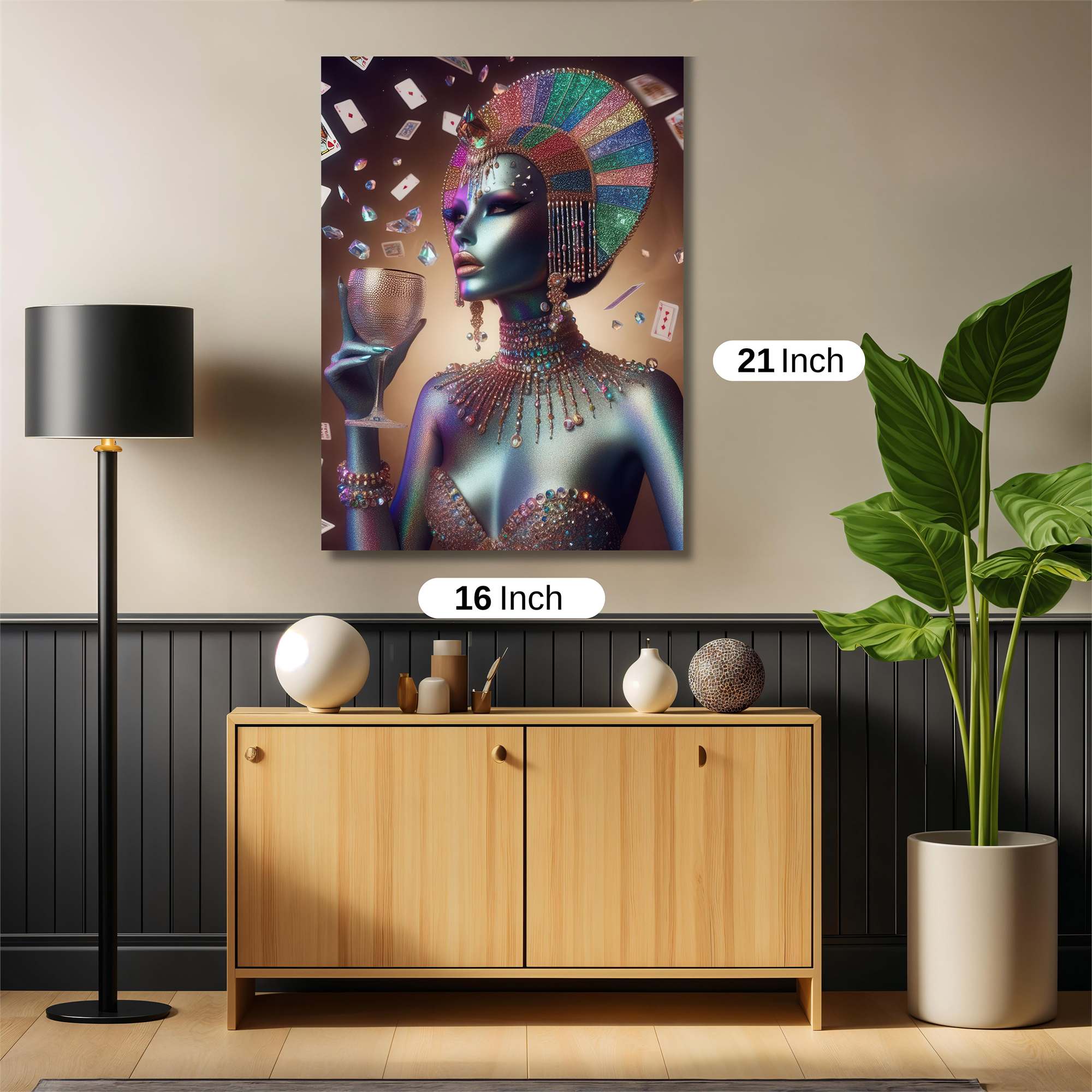 Queen Enigma Safe Wall Magnetic / M