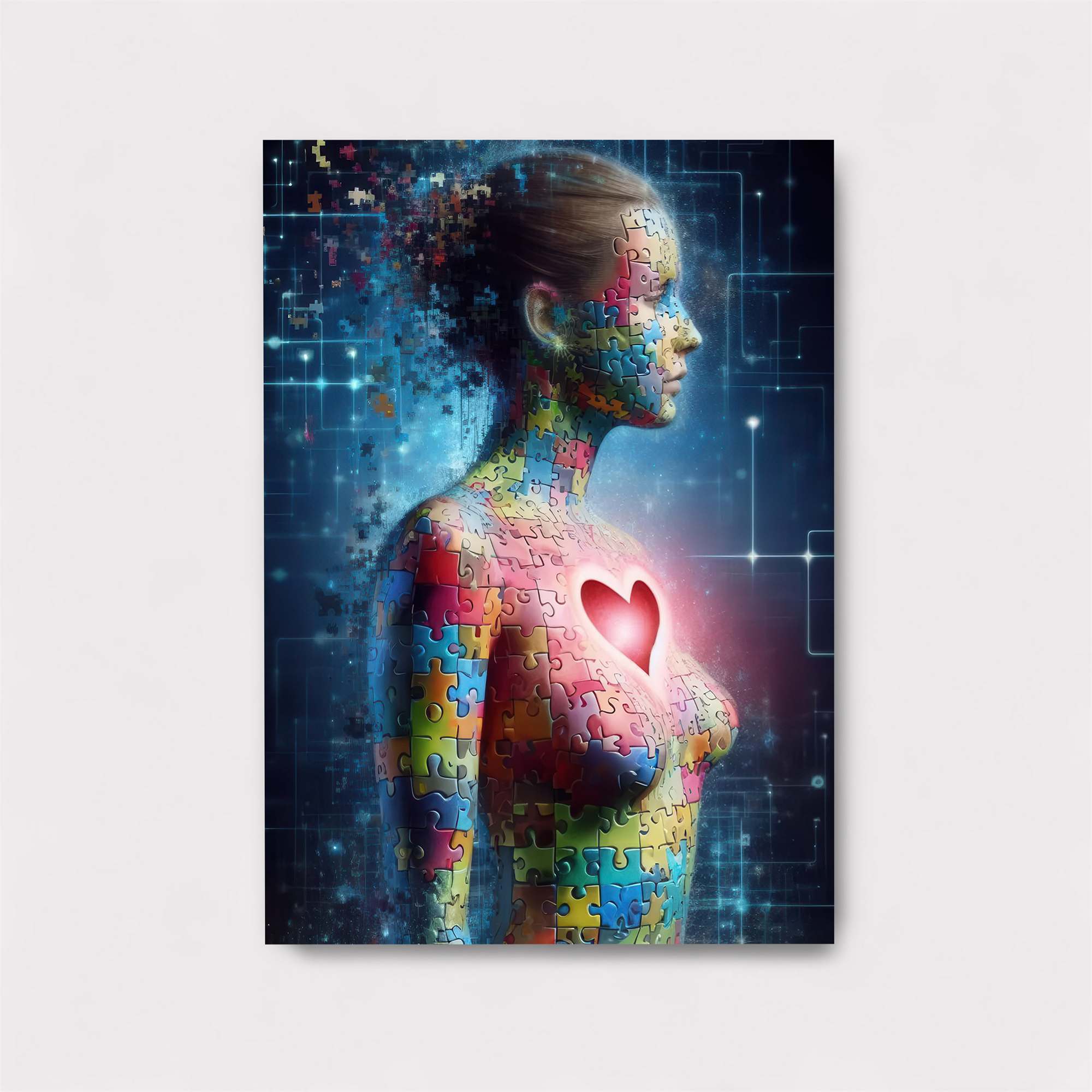 Puzzle Serenity Safe Wall Magnetic / M