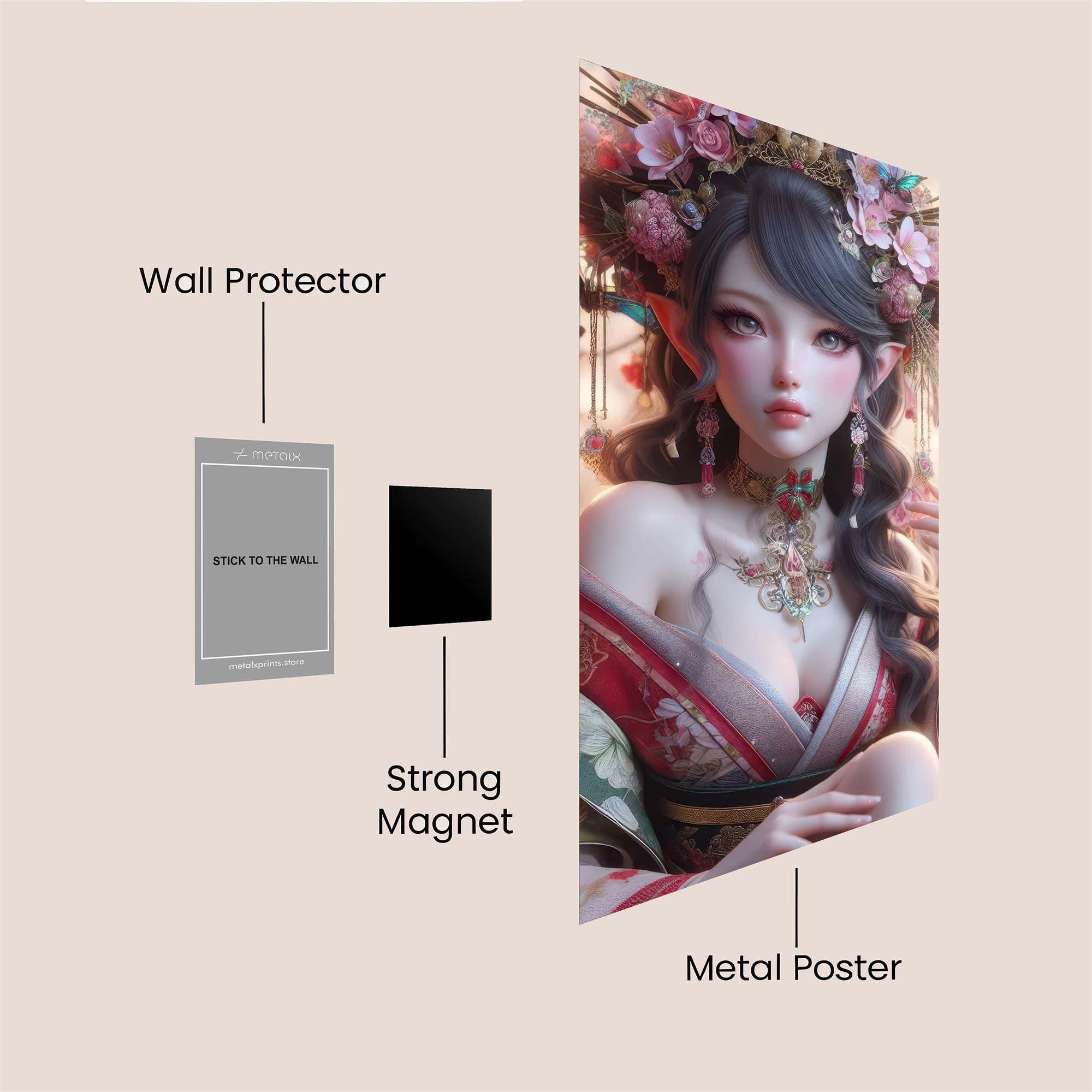 Elven Serenity Safe Wall Magnetic / M