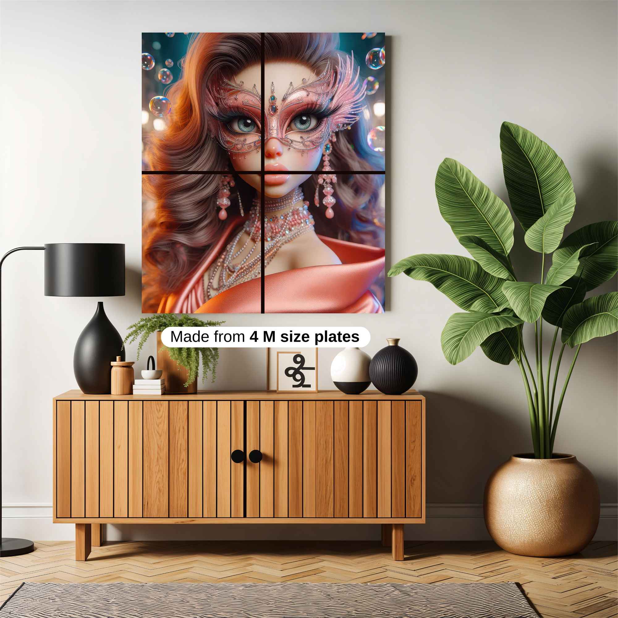 Masquerade Enchantment Safe Wall Magnetic / M