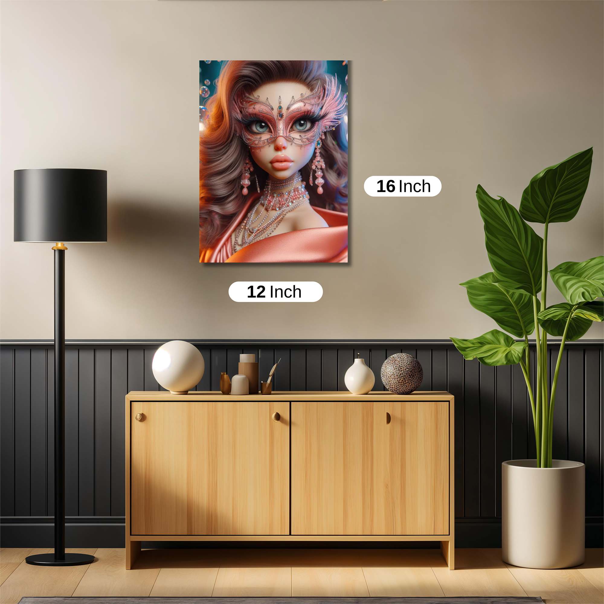 Masquerade Enchantment Safe Wall Magnetic / M