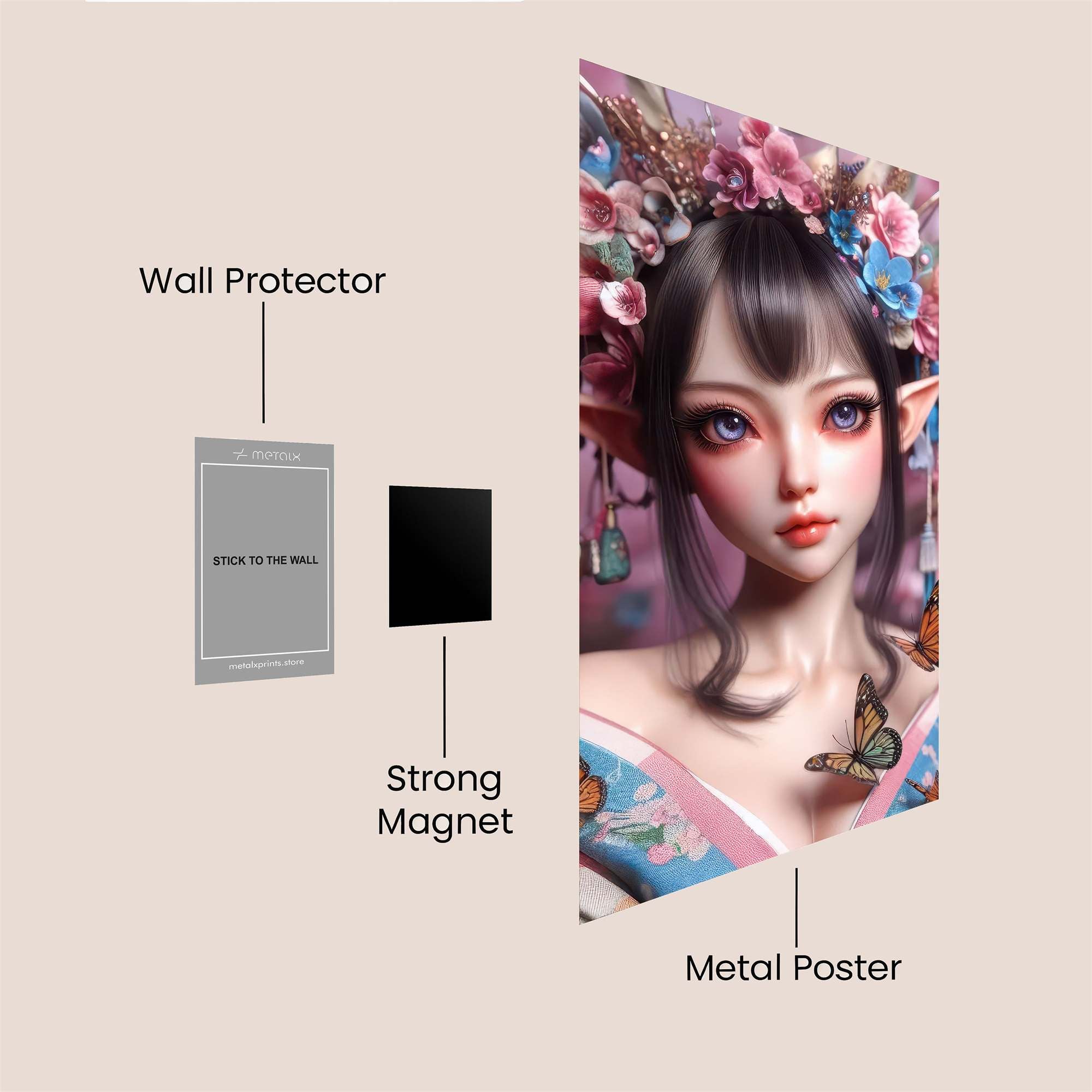 Elven Serenity Safe Wall Magnetic / M