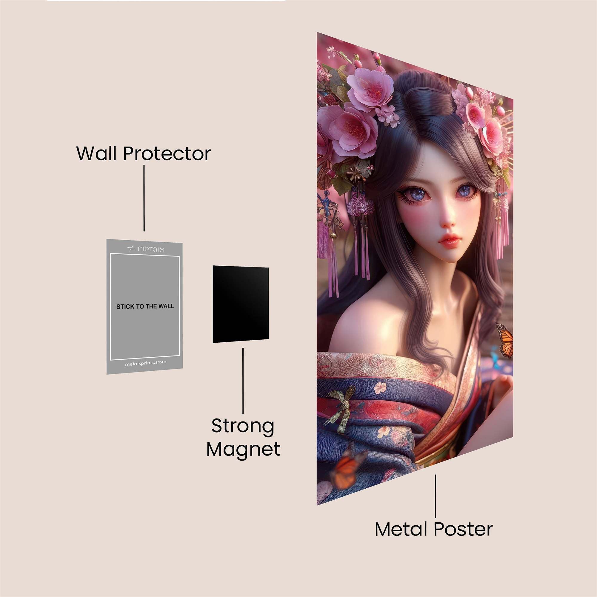 Blossom Serenity Safe Wall Magnetic / M