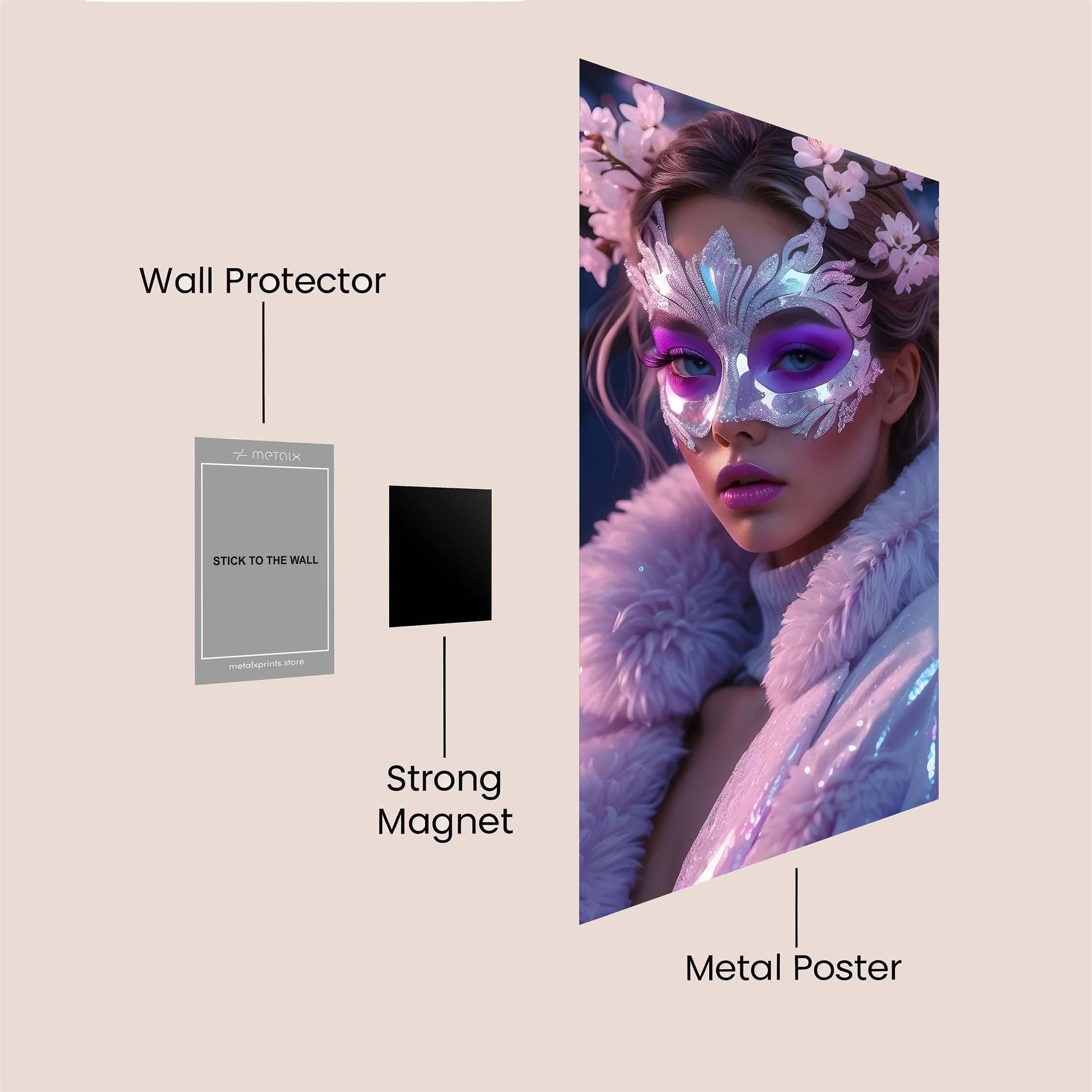 Mystic Elegance Safe Wall Magnetic / M