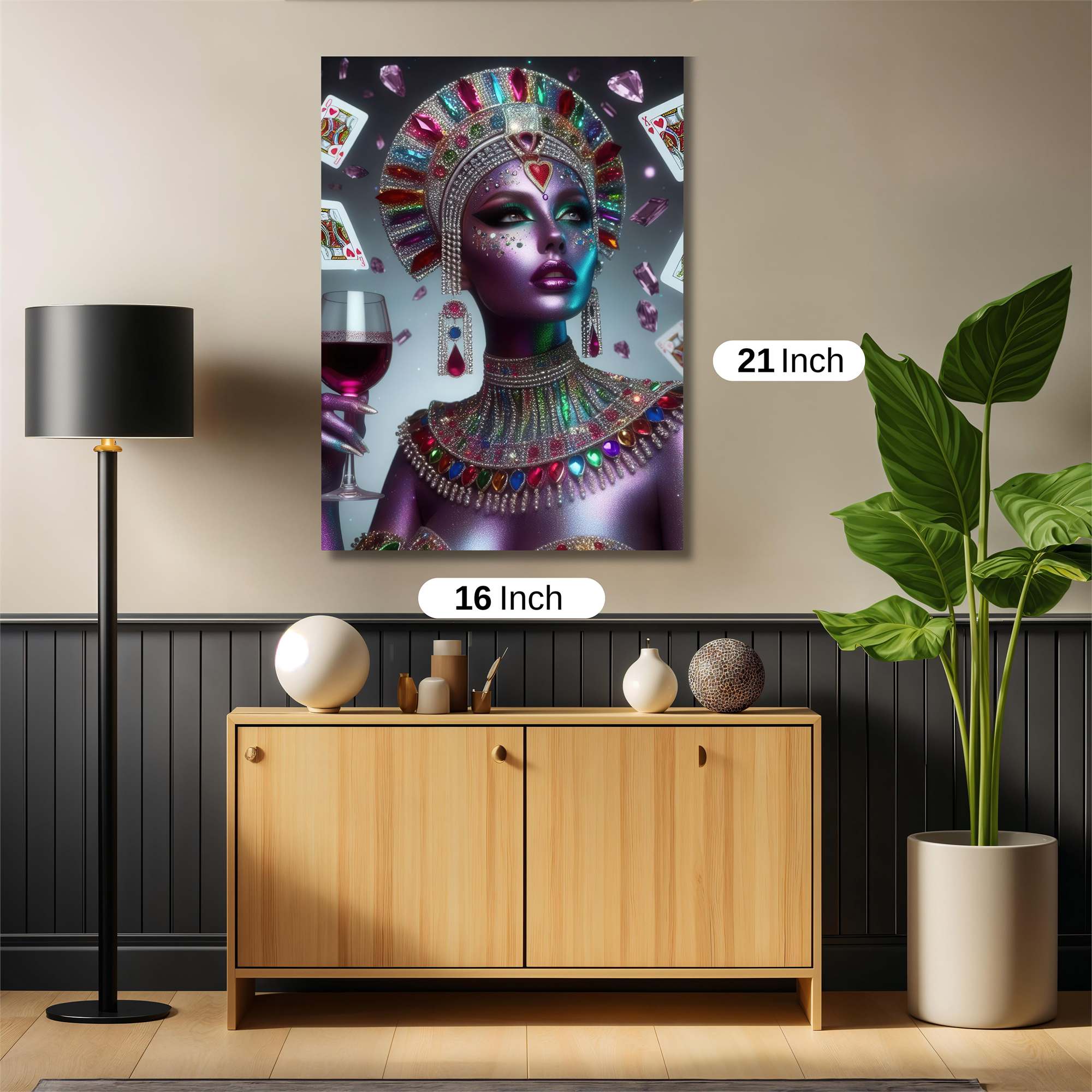 Queen Enigma Safe Wall Magnetic / M