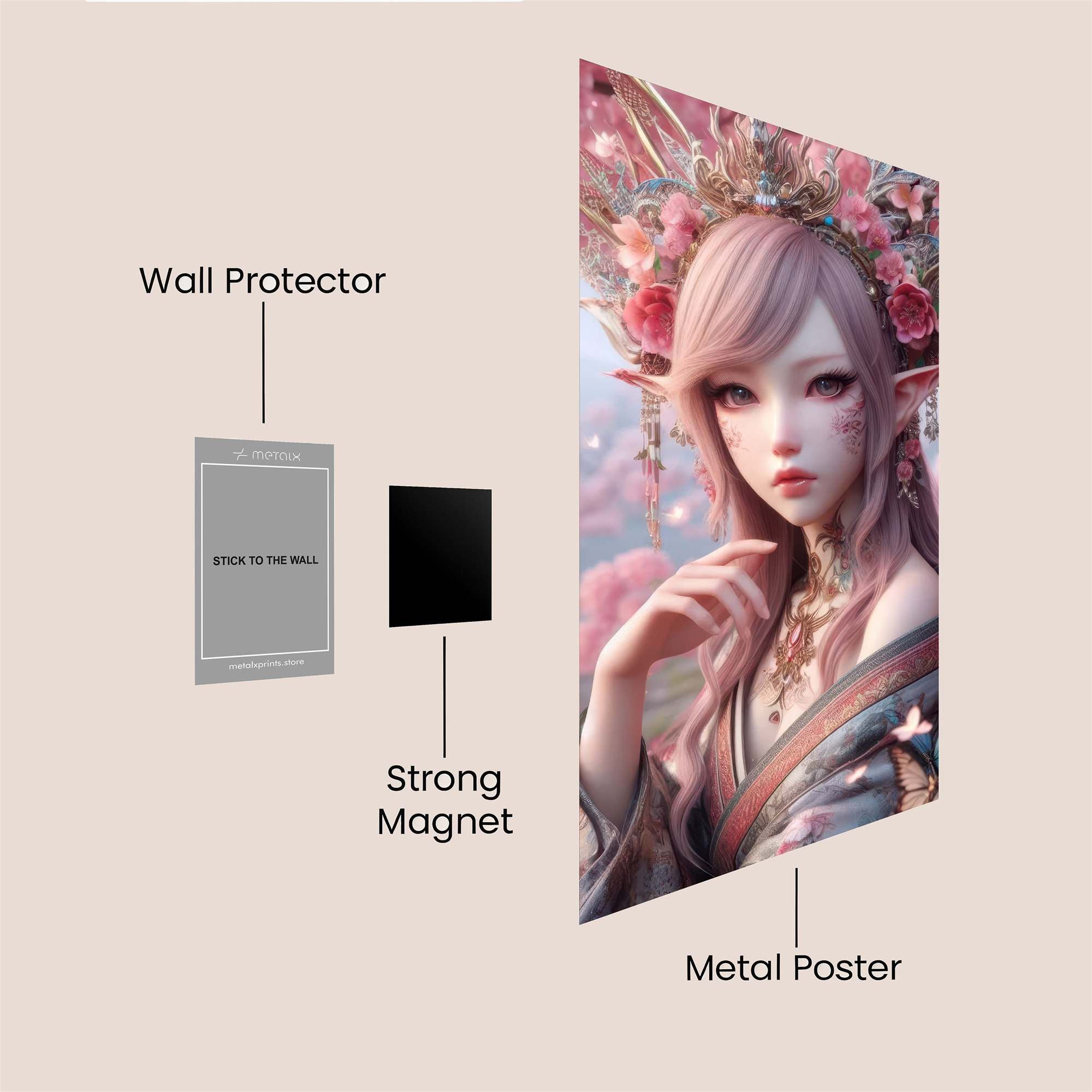 Elven Serenity Safe Wall Magnetic / M