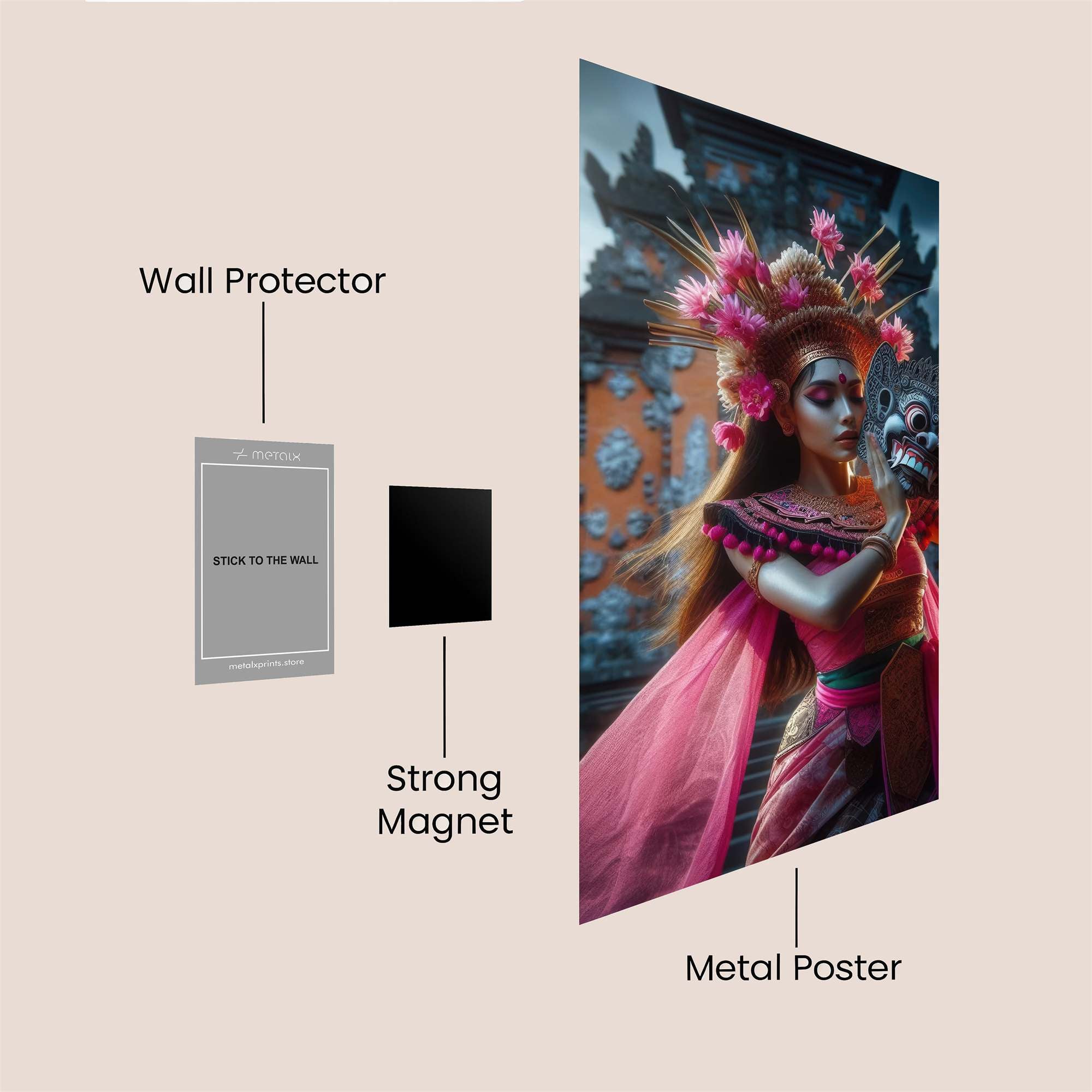 Balinese Enigma Safe Wall Magnetic / M