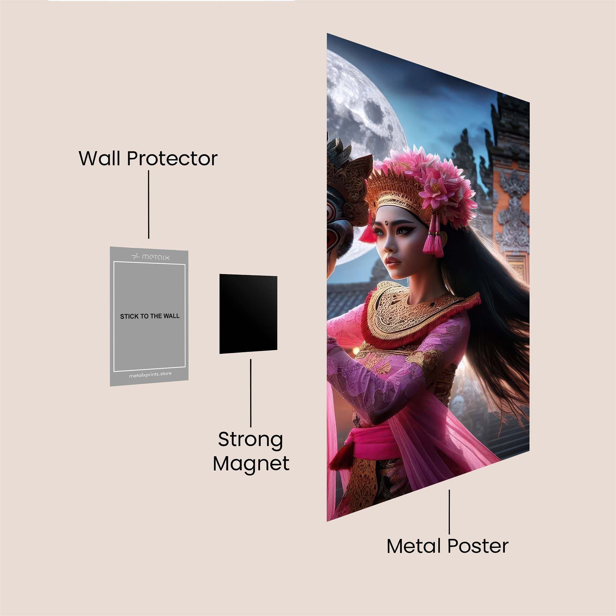 Balinese Enigma Safe Wall Magnetic / M