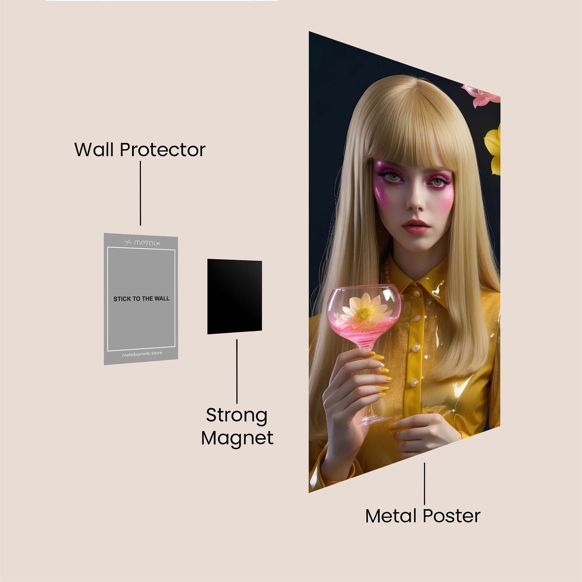 Blonde Enigma Safe Wall Magnetic / M