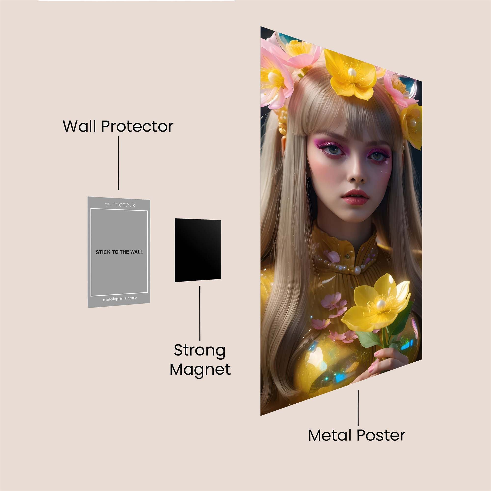 Flower Enchantress Safe Wall Magnetic / M