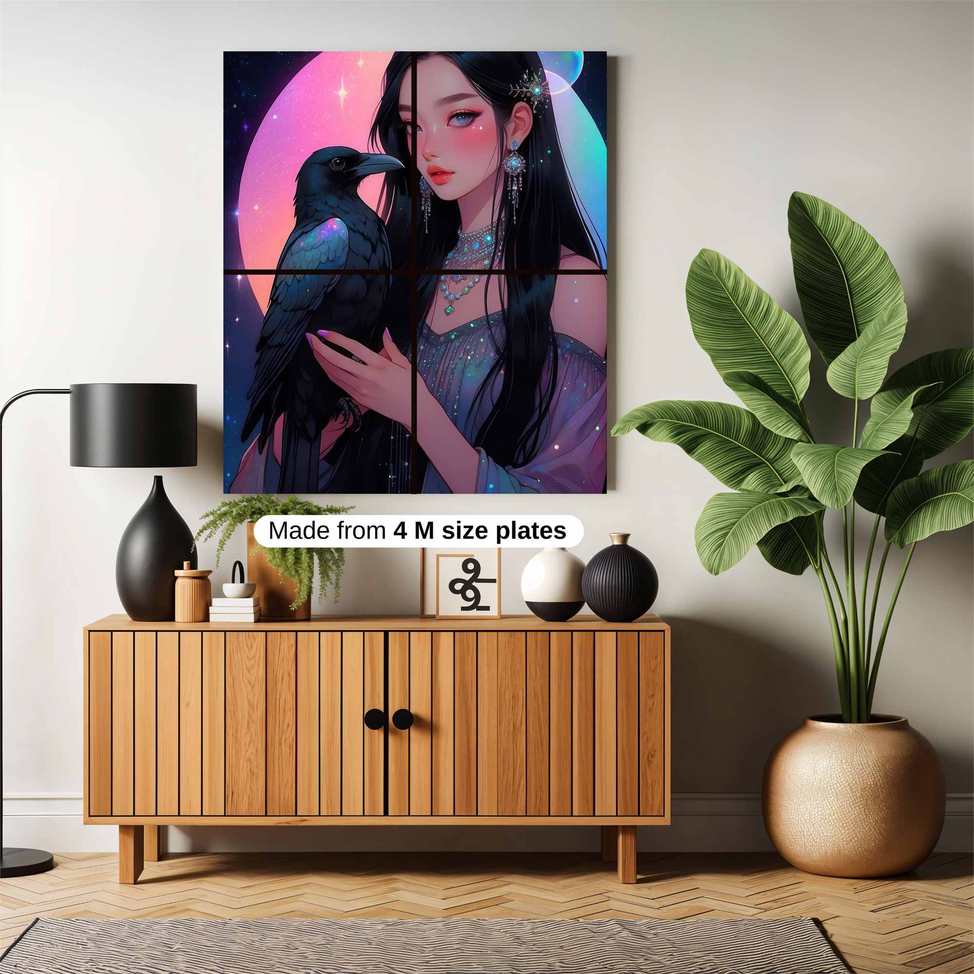 Raven Enchantress Safe Wall Magnetic / M