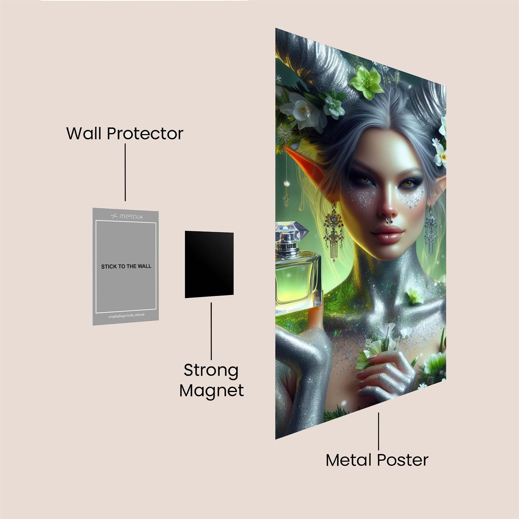 Faerie Enchantment Safe Wall Magnetic / M