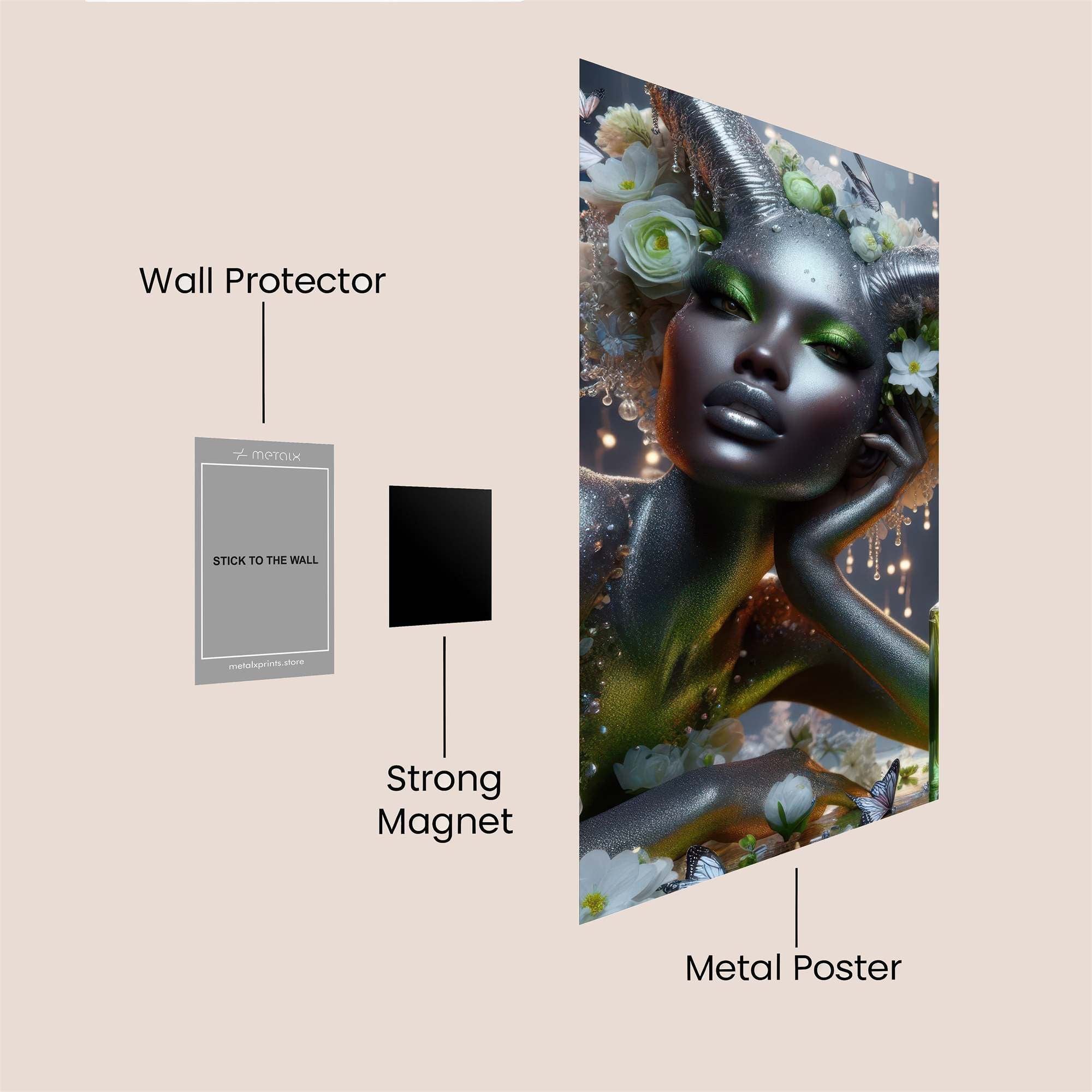 Faerie Enchantment Safe Wall Magnetic / M