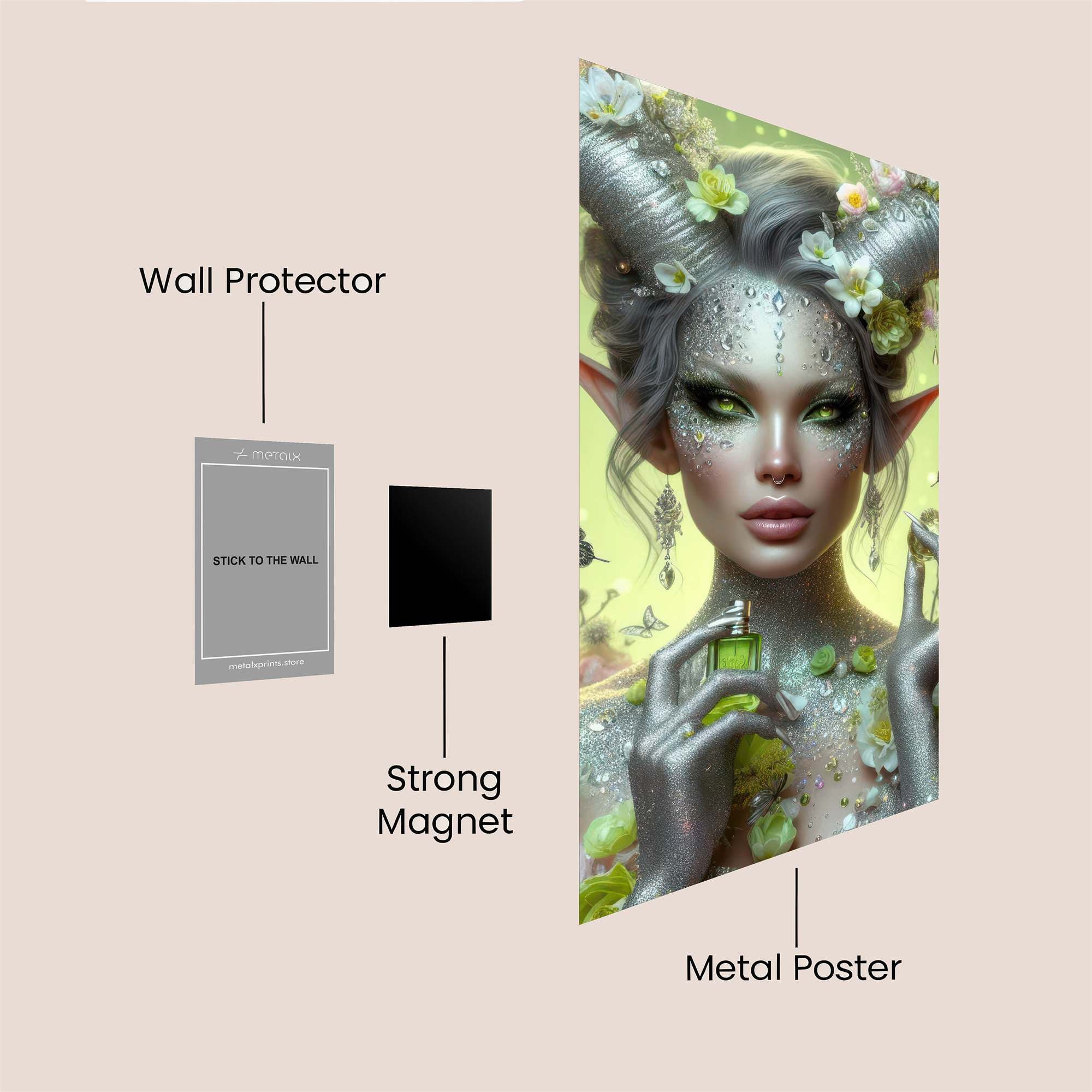 Fae Enchantment Safe Wall Magnetic / M