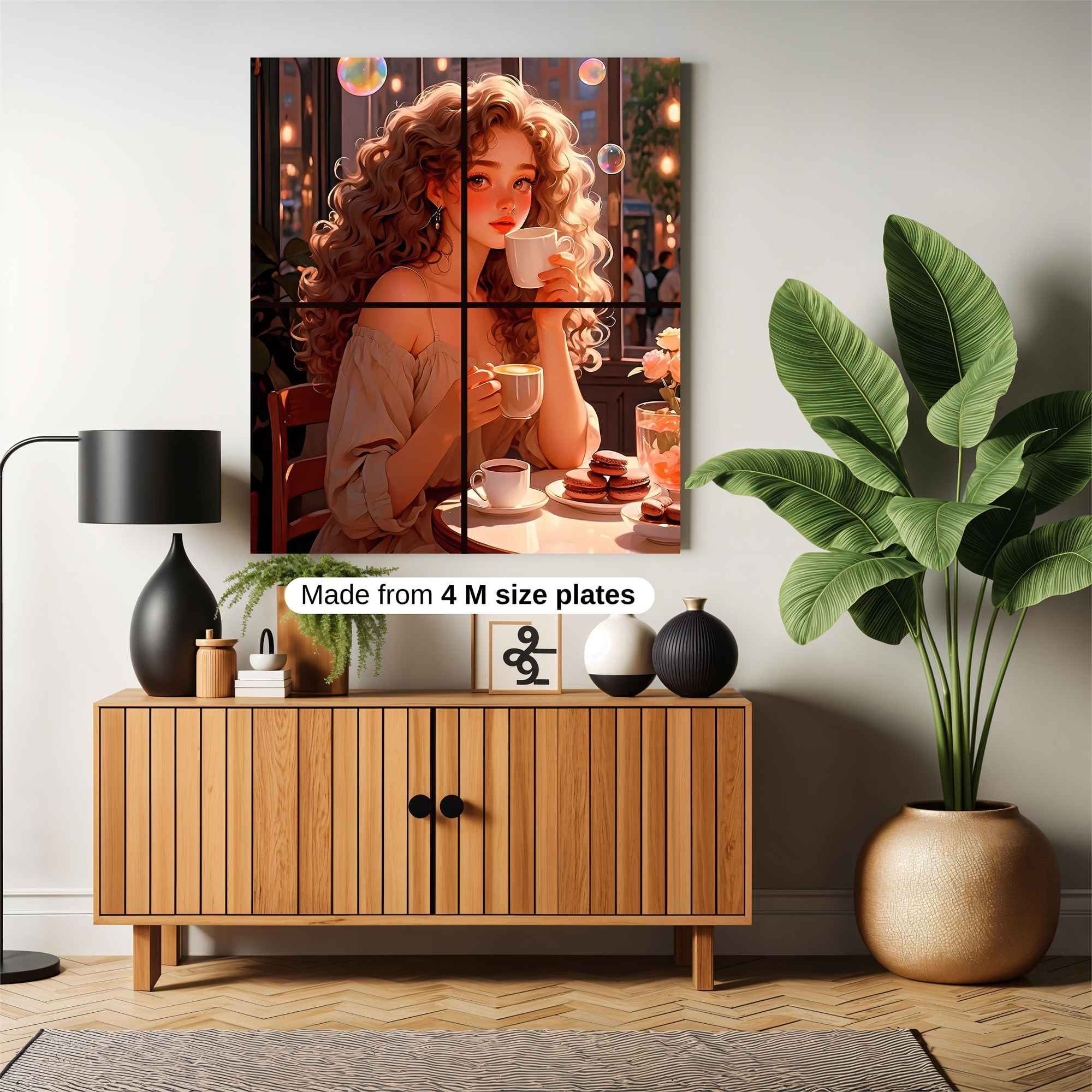 Café Serenity Safe Wall Magnetic / M