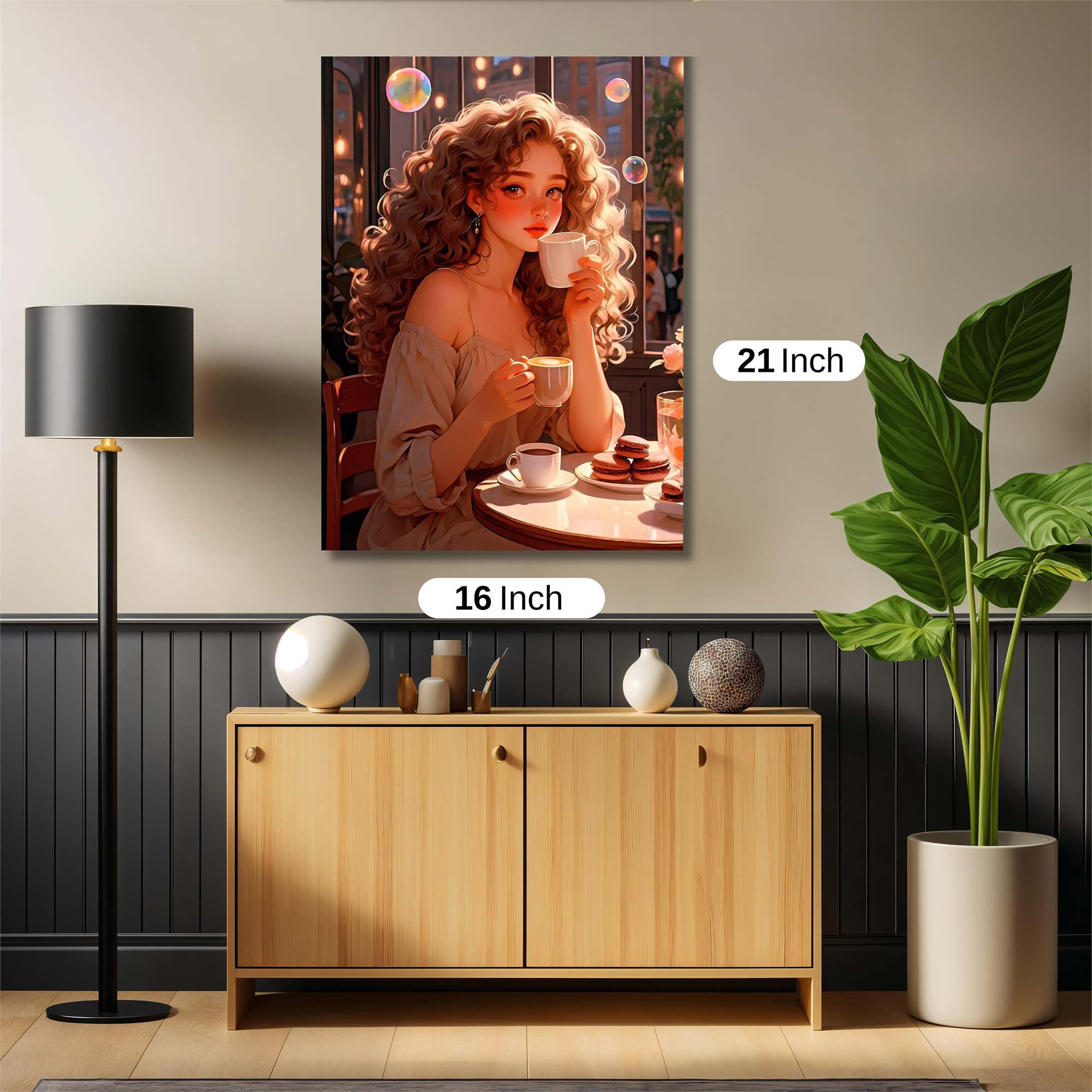 Café Serenity Safe Wall Magnetic / M