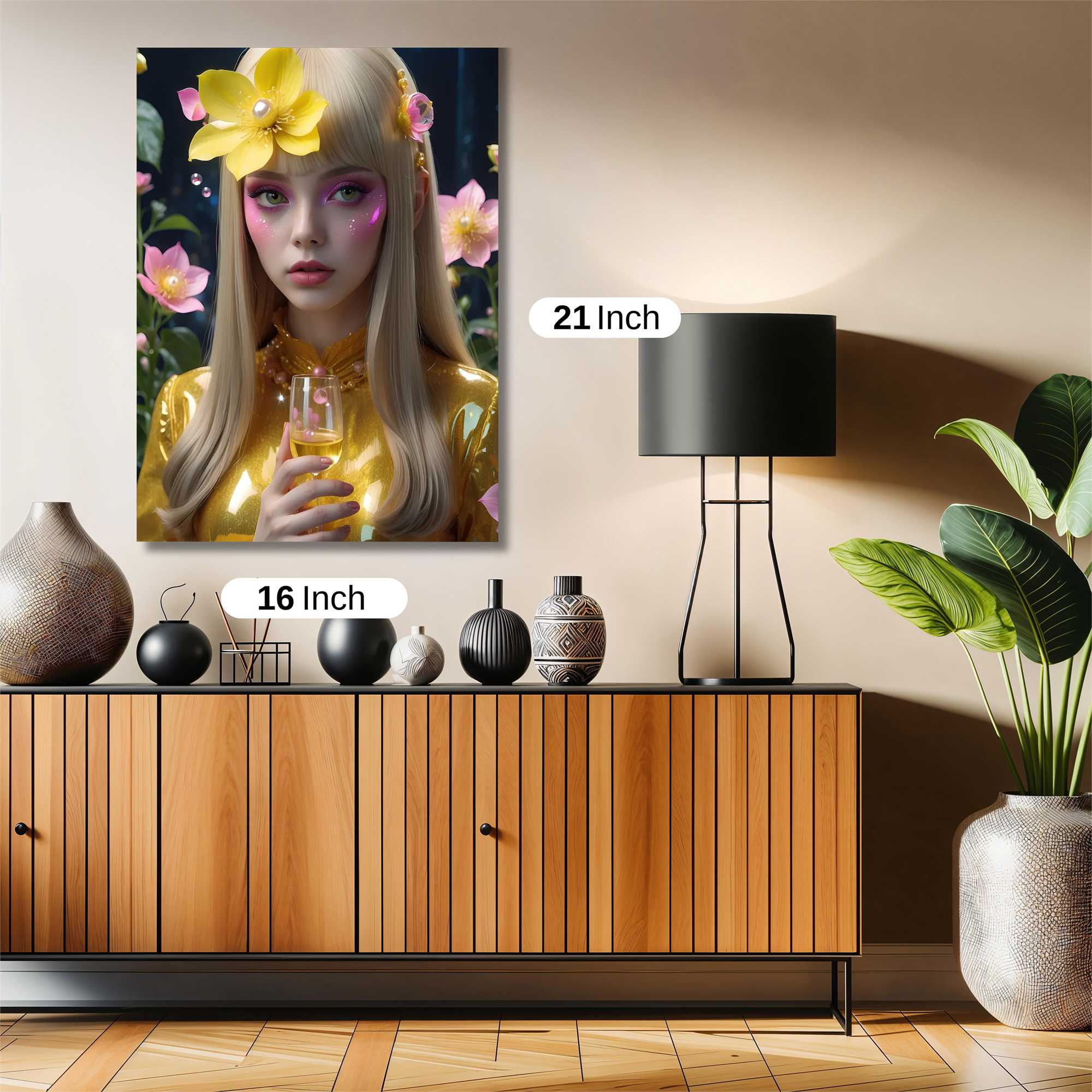 Floral Elegance Safe Wall Magnetic / M