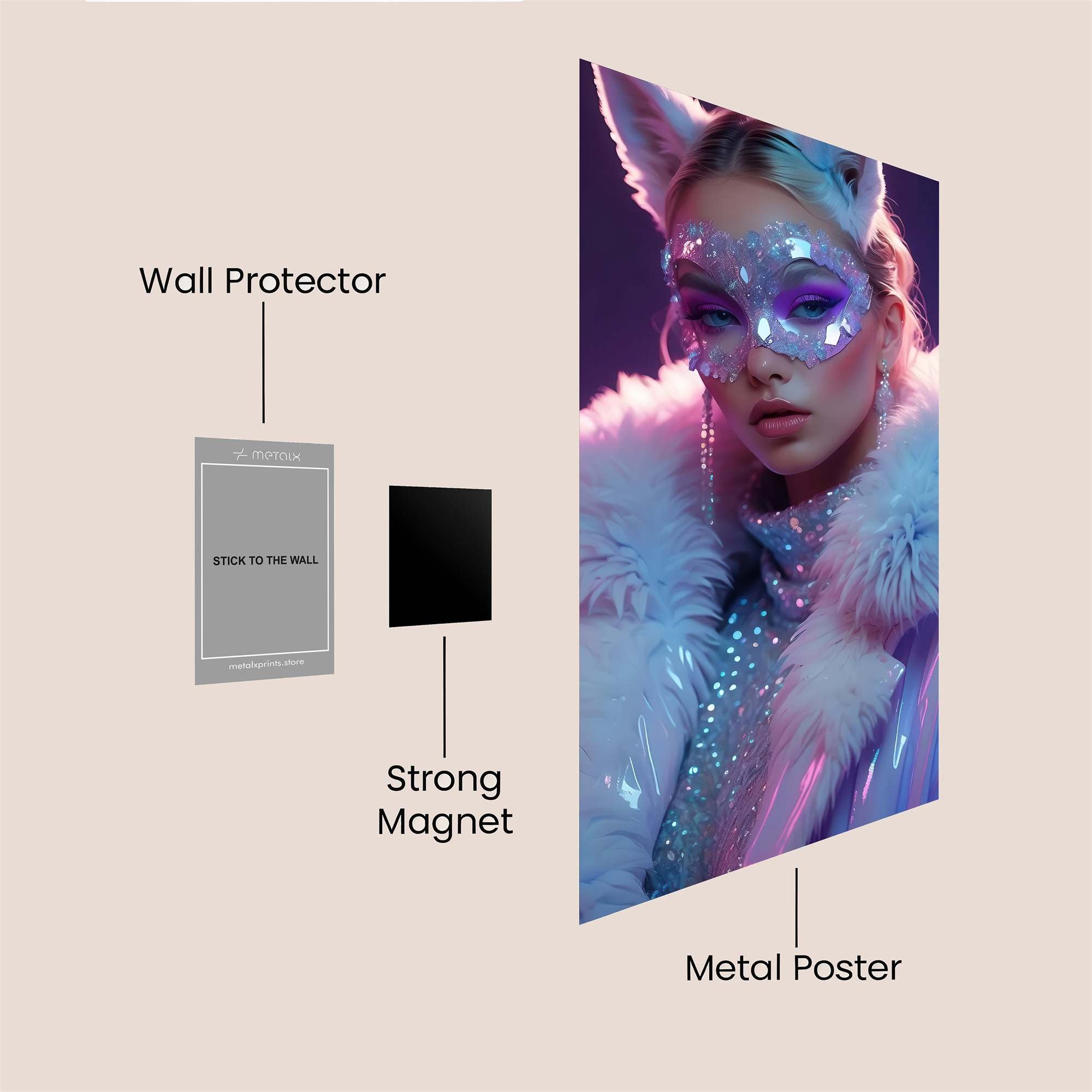 FelineEnigma Safe Wall Magnetic / M