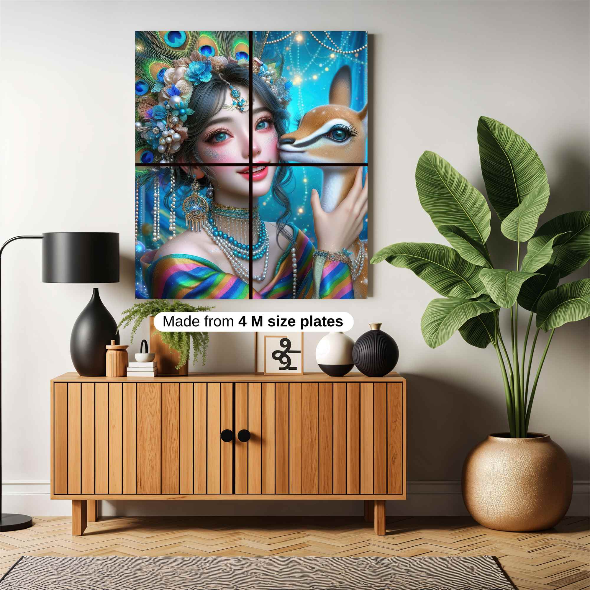 Peacock Enchantment Safe Wall Magnetic / M